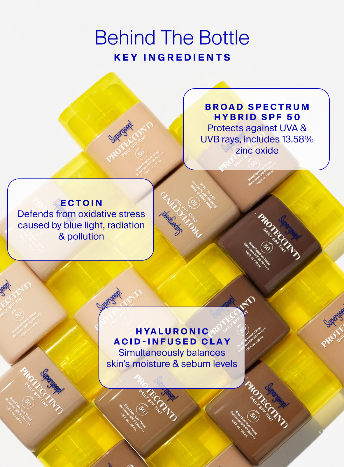 Supergoop! Protec(tint) Daily SPF Tint SPF 50 10N / 1.18 fl. oz. 14N / 1.18 fl. oz. 20C / 1.18 fl. oz. 22W / 1.18 fl. oz. 24N/ 1.18 fl. oz. 26W/ 1.18 fl. oz. 30W/ 1.18 fl. oz. 32N/ 1.18 fl. oz. 34C / 1.18 fl. oz. 40W/ 1.18 fl. oz. 42C/ 1.18 fl. oz. 46N/ 1.18 fl. oz. 52N/ 1.18 fl. oz. 58W / 1.18 fl. oz.