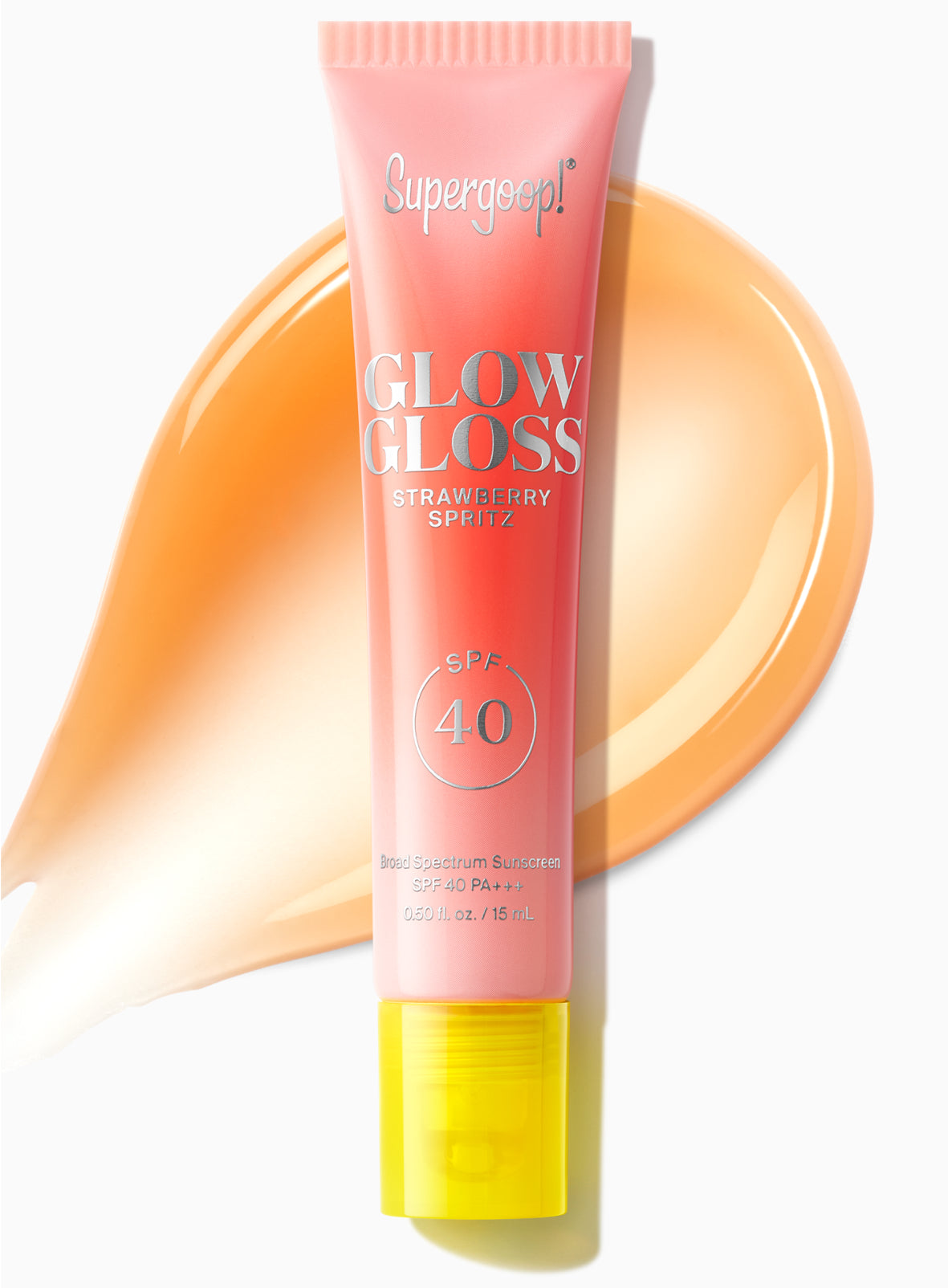Supergoop! | Glow Gloss SPF 40 Lip Balm Strawberry Spritz