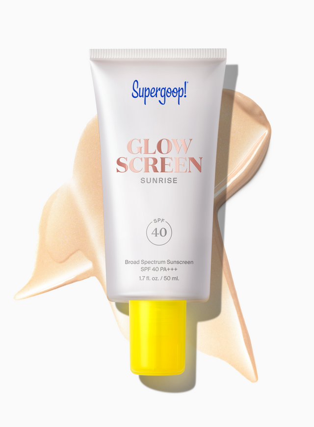Supergoop! Glowscreen SPF 40 Sunrise / 2.5 fl. oz. Packshot and goop