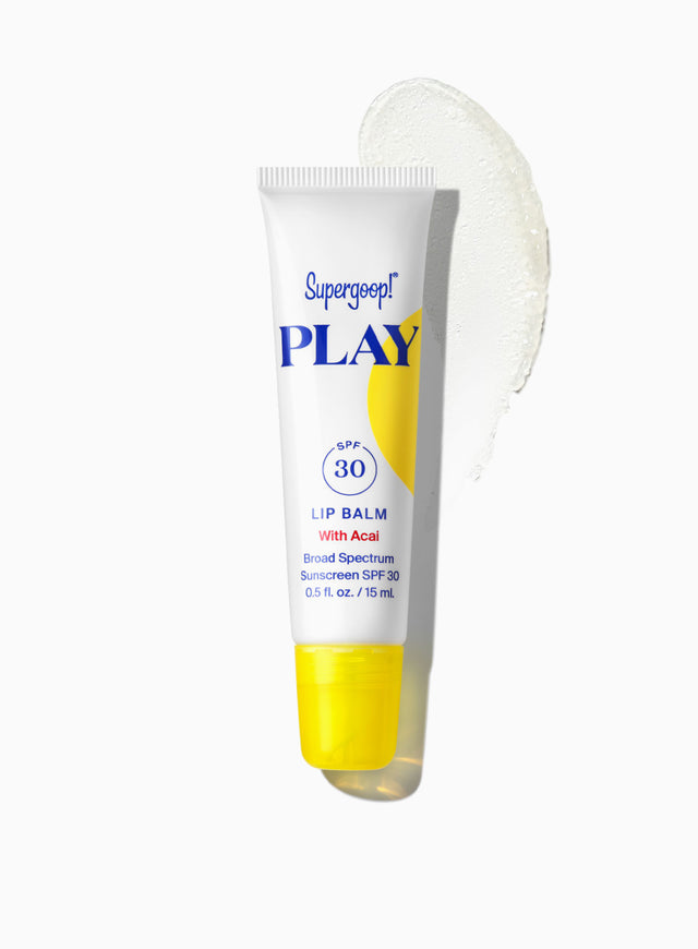 Supergoop! PLAY Lip Balm SPF 30 with Acai Packshot and goop