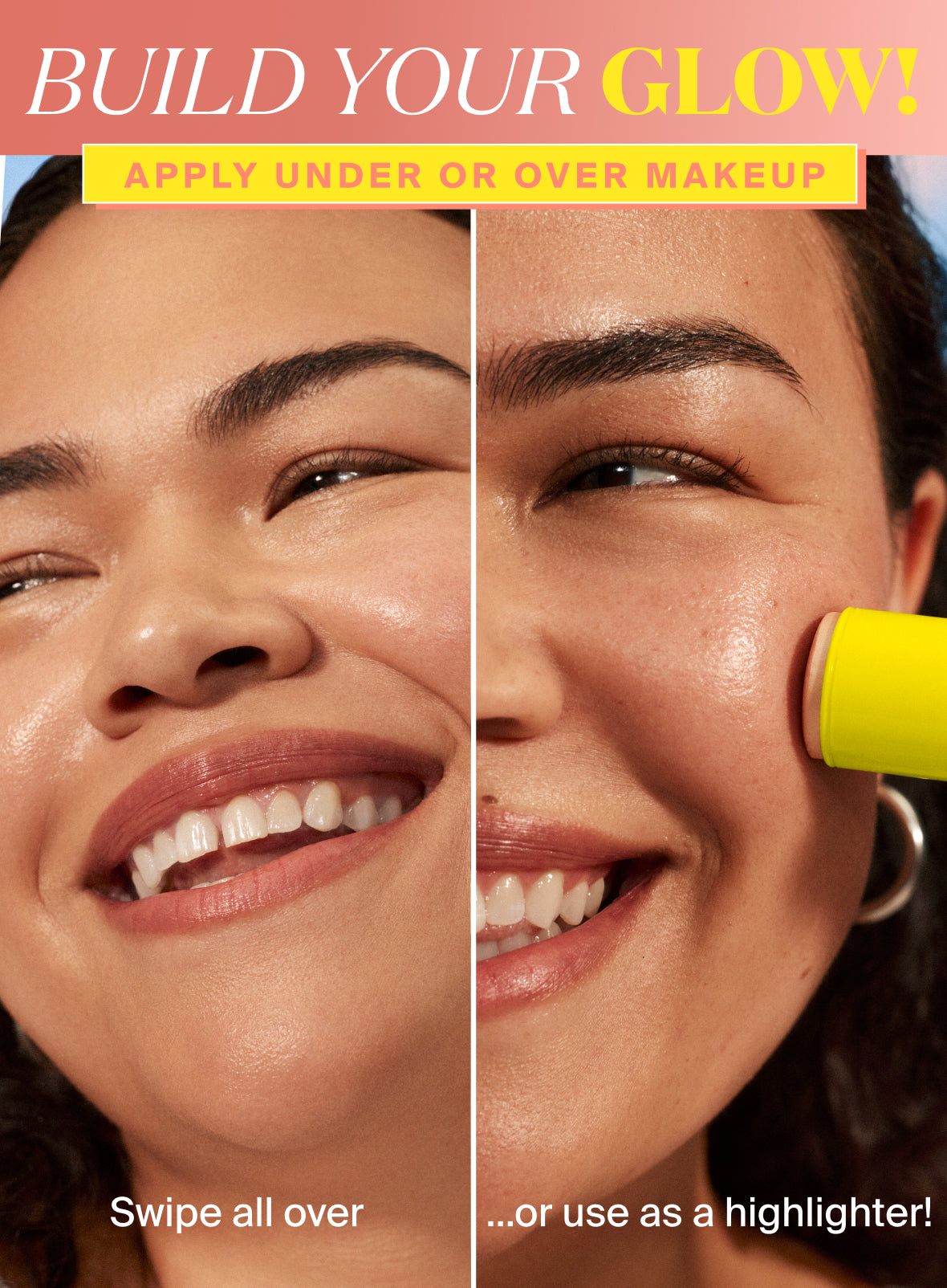 Glowscreen Sunlighter Stick SPF 45 Sunrise 0.35 oz. Golden Hour 0.35 oz.