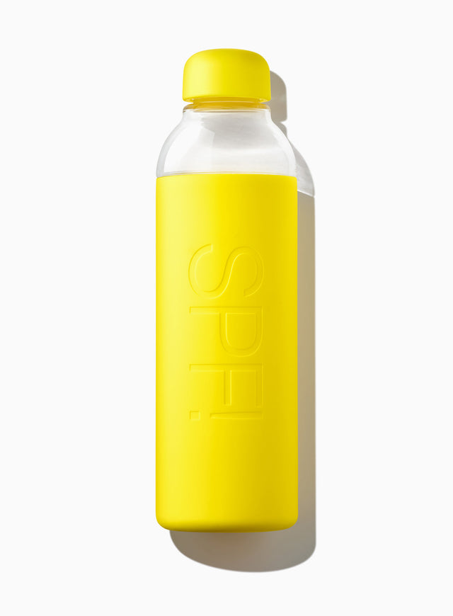 SPF! Glass Water Bottle Packshot