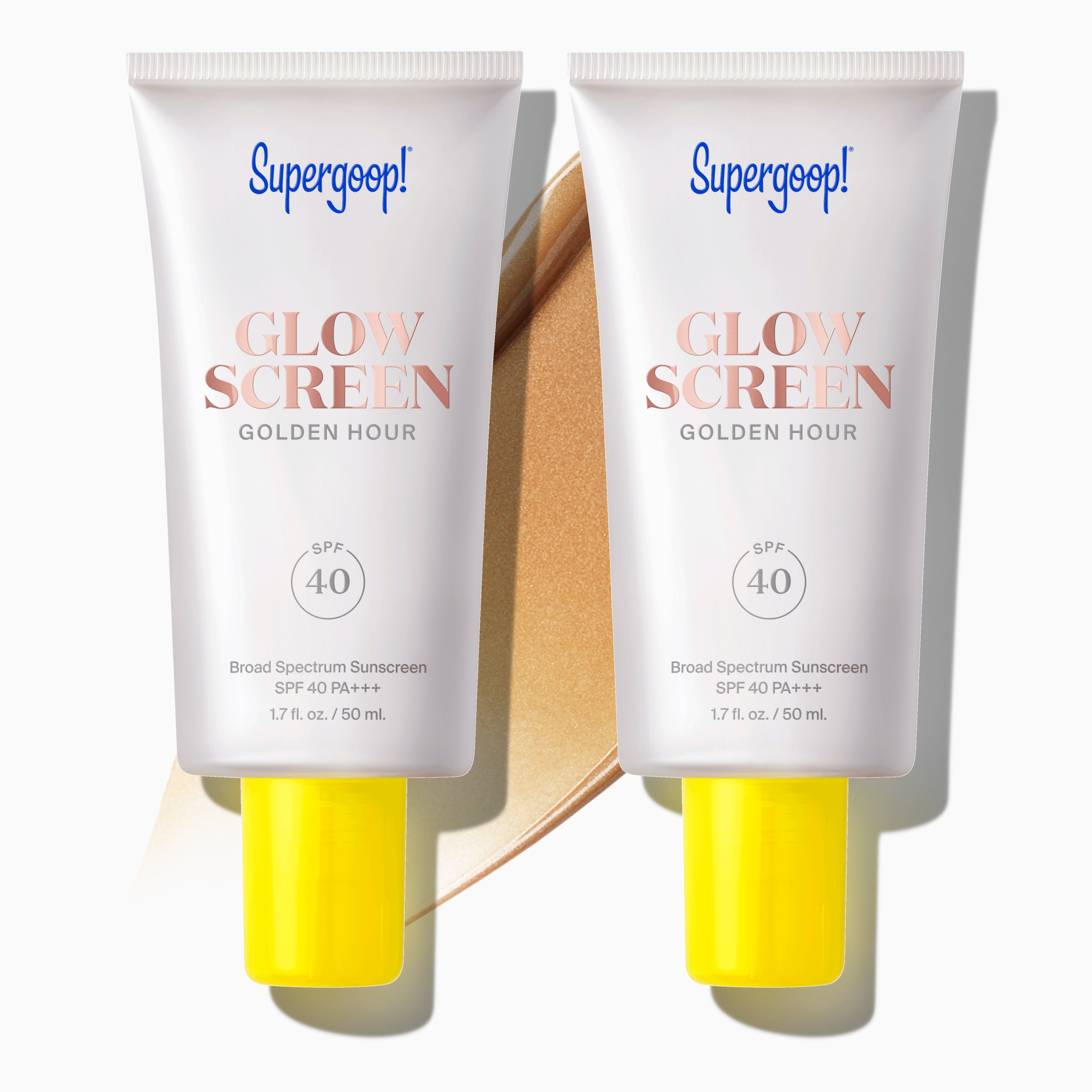 Glowscreen SPF 40 Golden Hour / 2-pack Packshot and goop