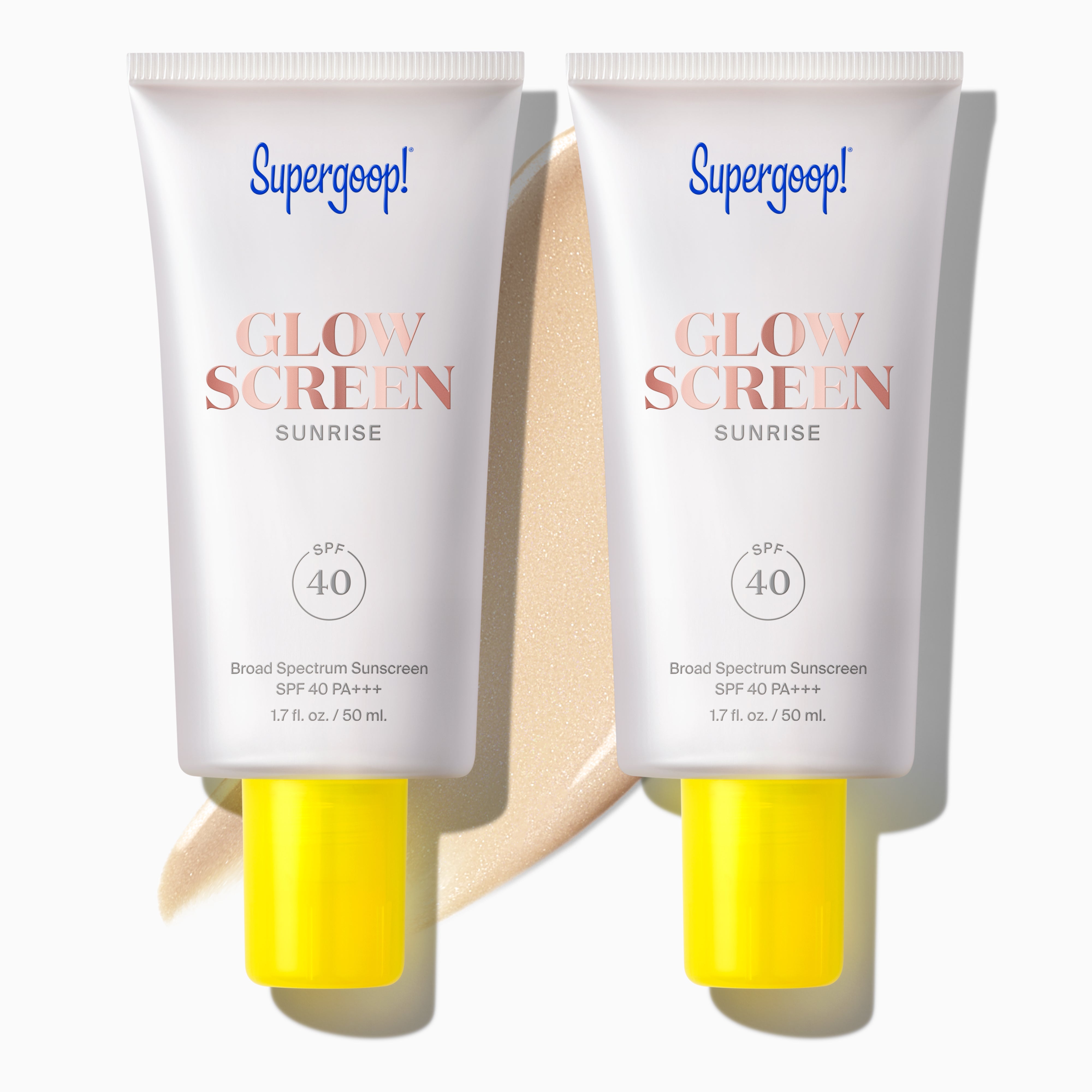 Glowscreen SPF 40 Sunrise / 2-pack Packshot and goop