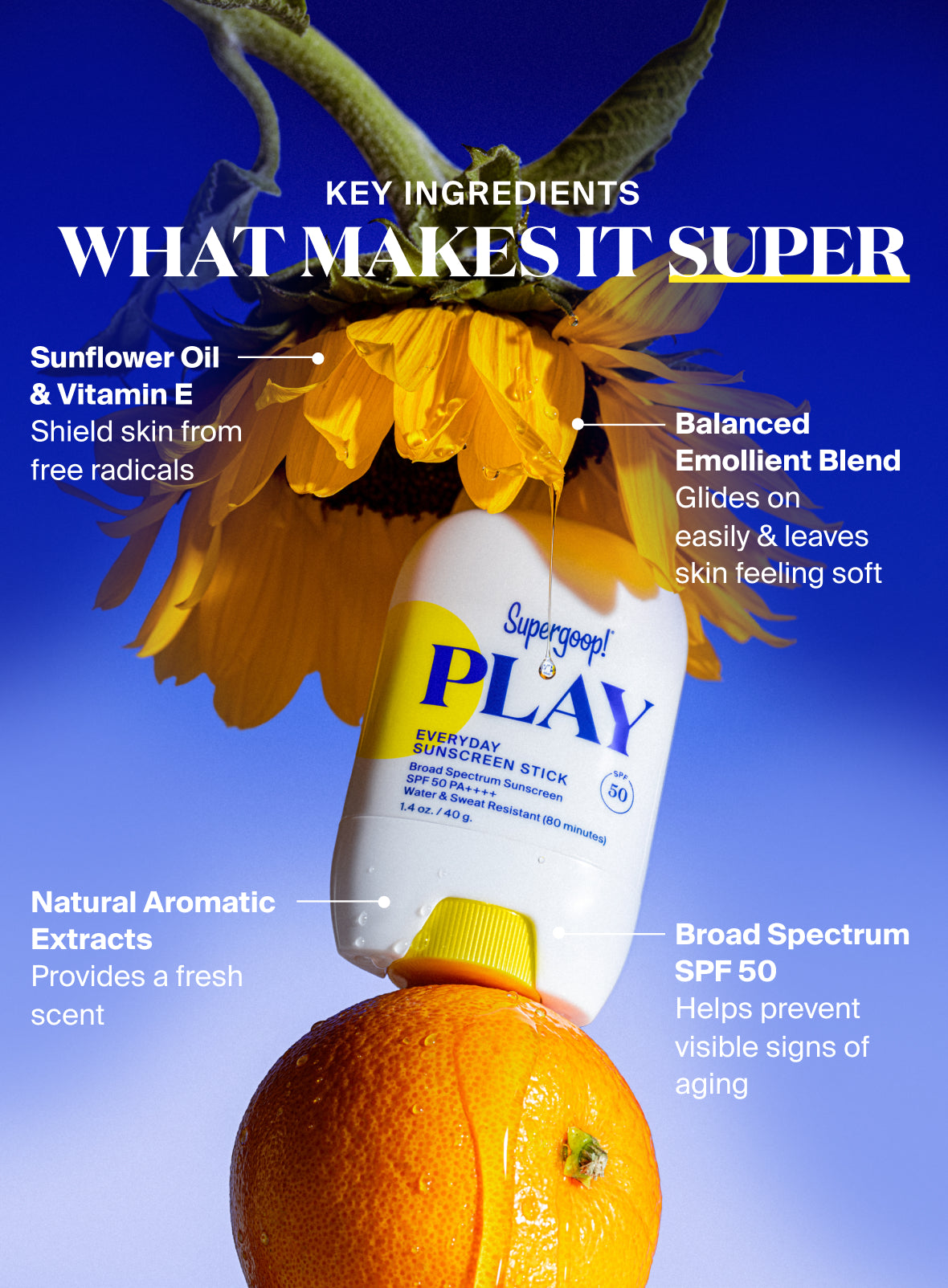 Supergoop! PLAY Everyday Sunscreen Stick SPF 50