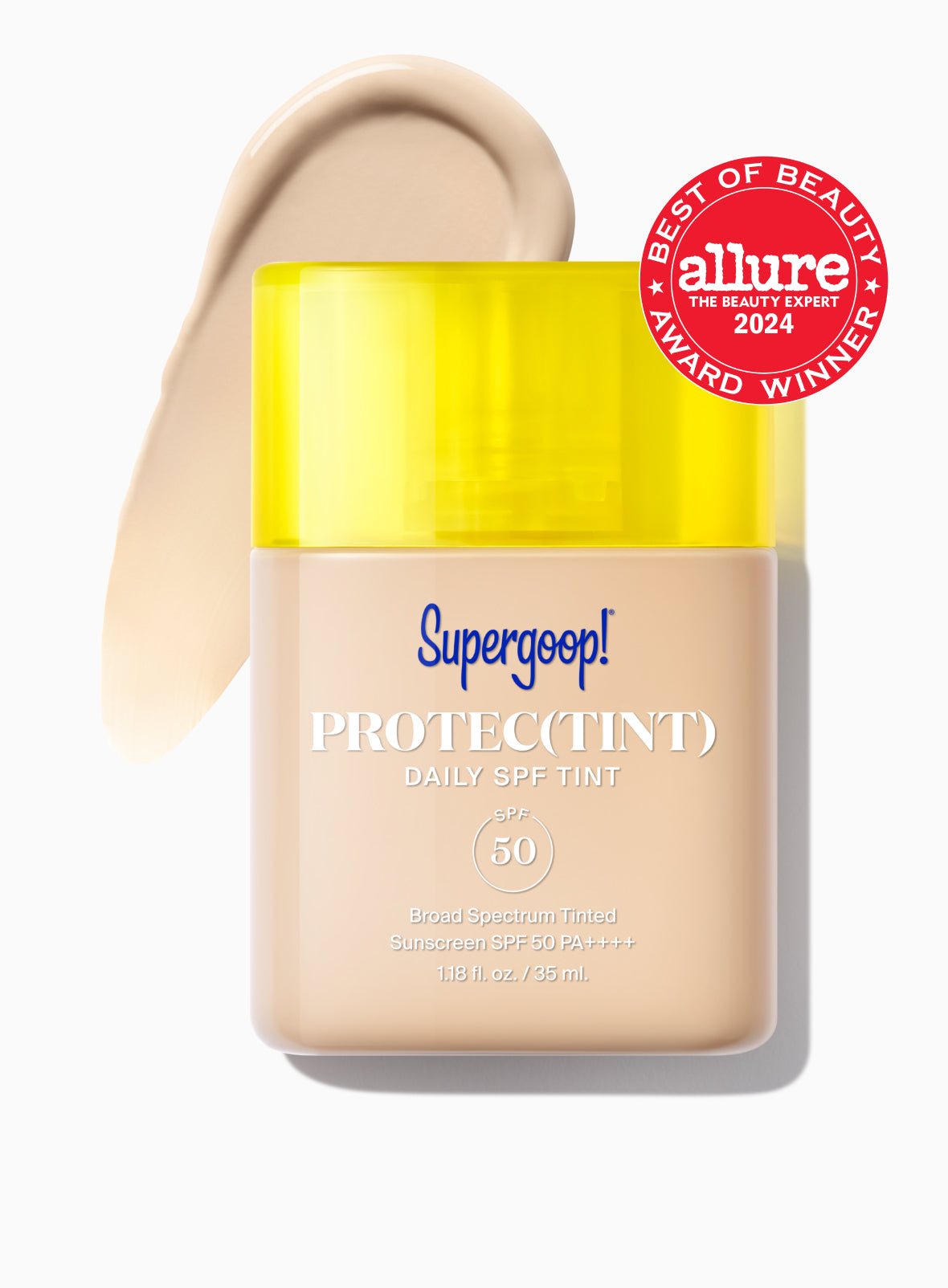 Supergoop! Protec(tint) Daily SPF Tint SPF 50 14N / 1.18 fl. oz. Packshot and goop