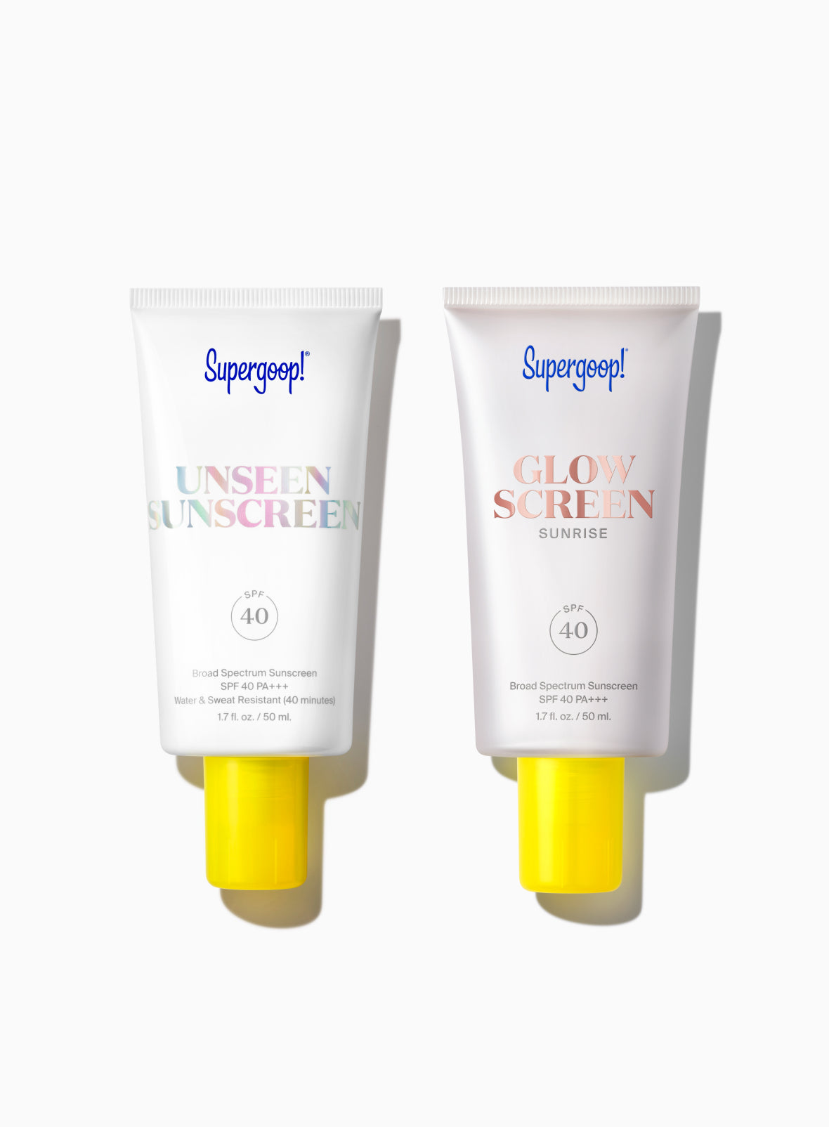 Supergoop! 2-in-1 Beauty Booster Set in Sunrise / 1.7 oz. Packshot