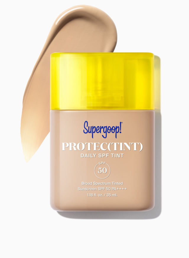 Supergoop! Protec(tint) Daily SPF Tint SPF 50 22W / 1.18 fl. oz. Packshot and goop