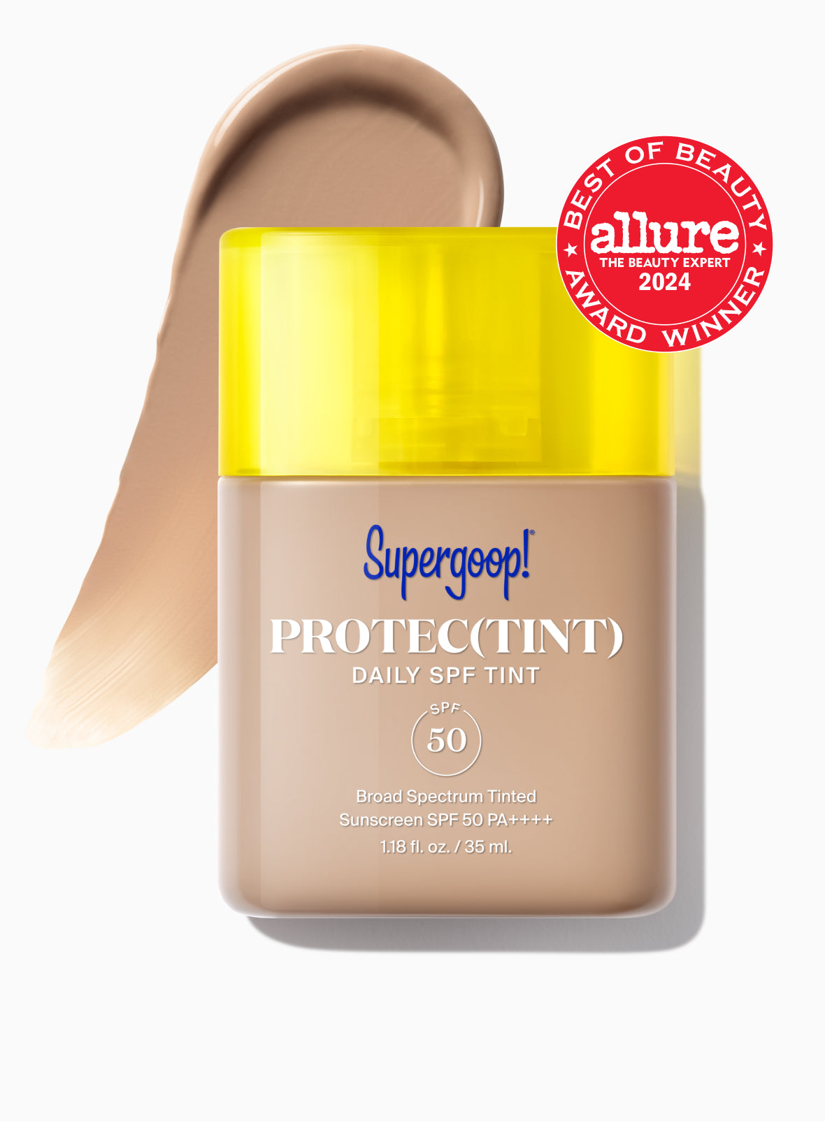 Supergoop! Protec(tint) Daily SPF Tint SPF 50 24N / 1.18 fl. oz. Packshot and goop