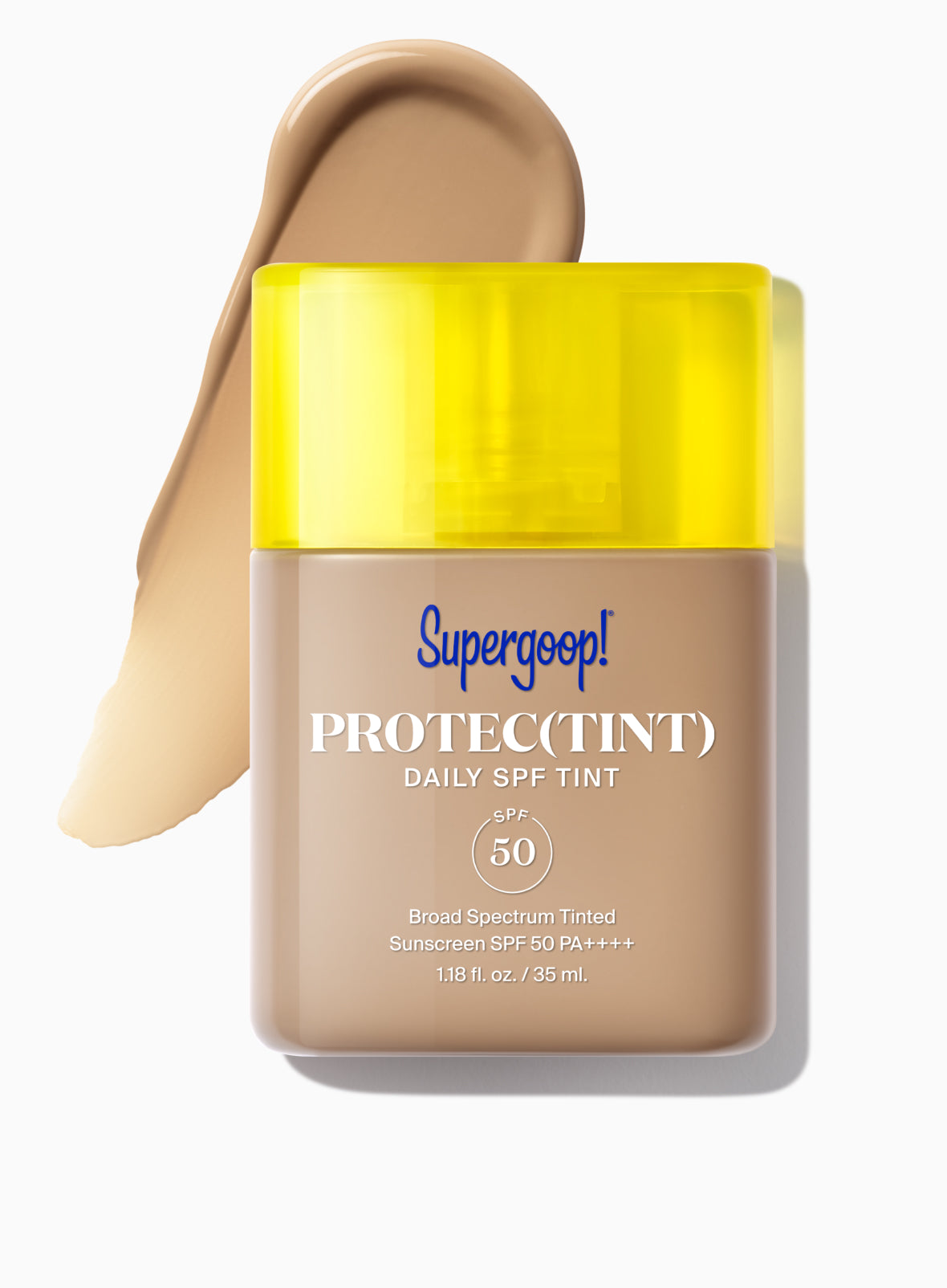 Supergoop! Protec(tint) Daily SPF Tint SPF 50 26W / 1.18 fl. oz. Packshot and goop