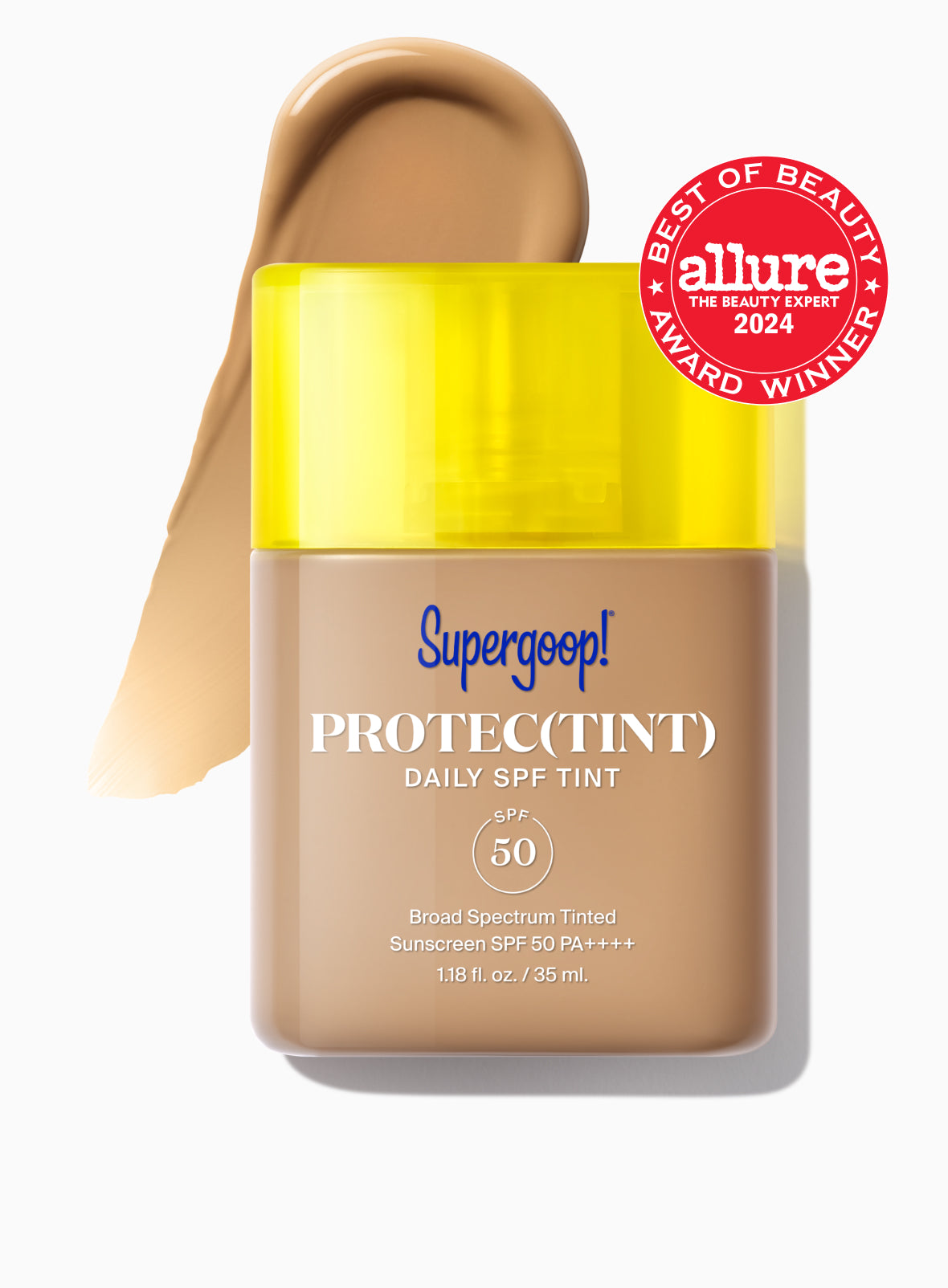 Supergoop! Protec(tint) Daily SPF Tint SPF 50 30W / 1.18 fl. oz. Packshot and goop