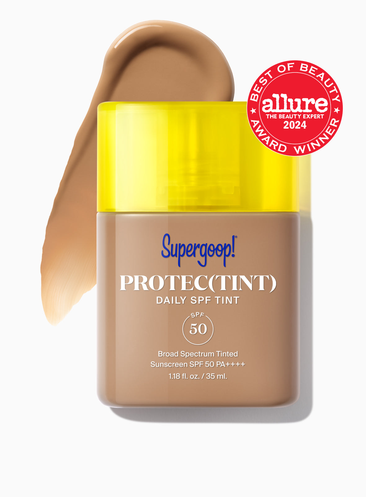 Supergoop! Protec(tint) Daily SPF Tint SPF 50 32N / 1.18 fl. oz. Packshot and goop