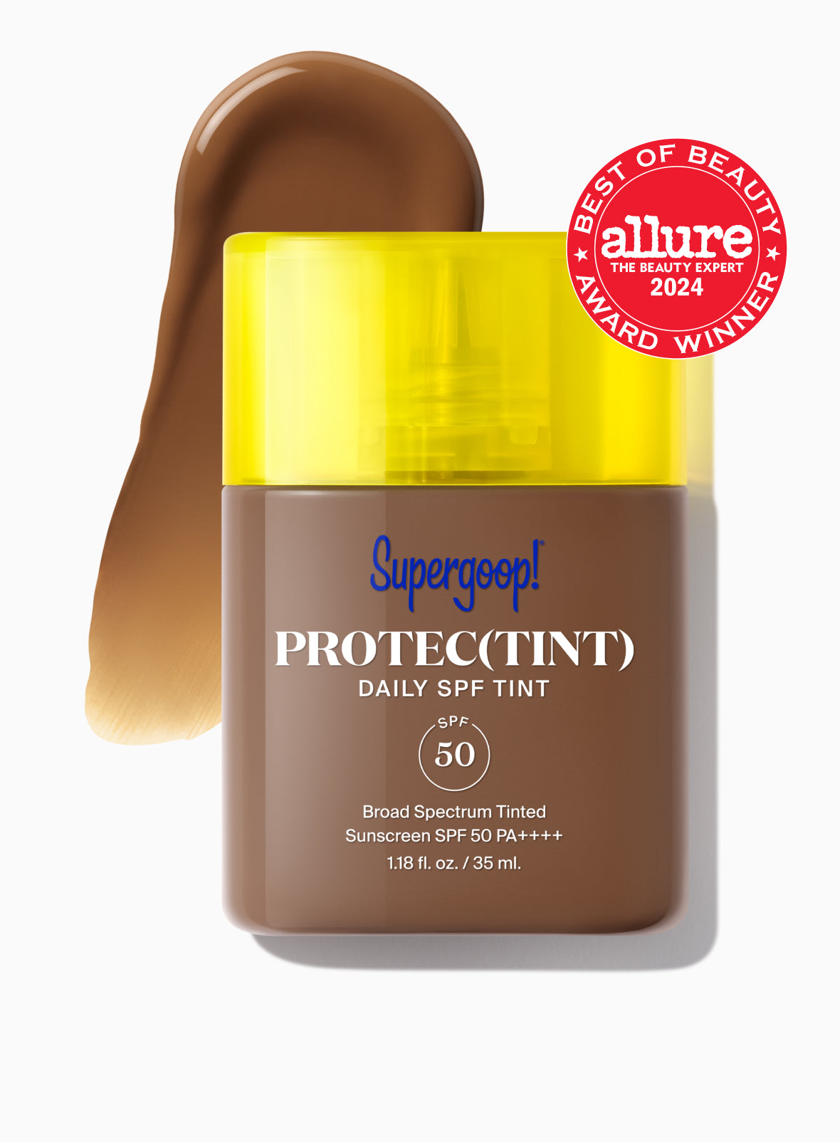 Supergoop! Protec(tint) Daily SPF Tint SPF 50 46N / 1.18 fl. oz. Packshot and goop