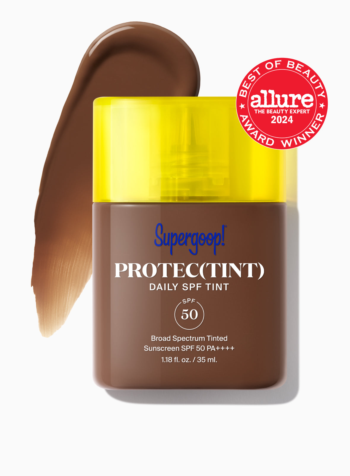 Supergoop! Protec(tint) Daily SPF Tint SPF 50 52N / 1.18 fl. oz. Packshot and goop