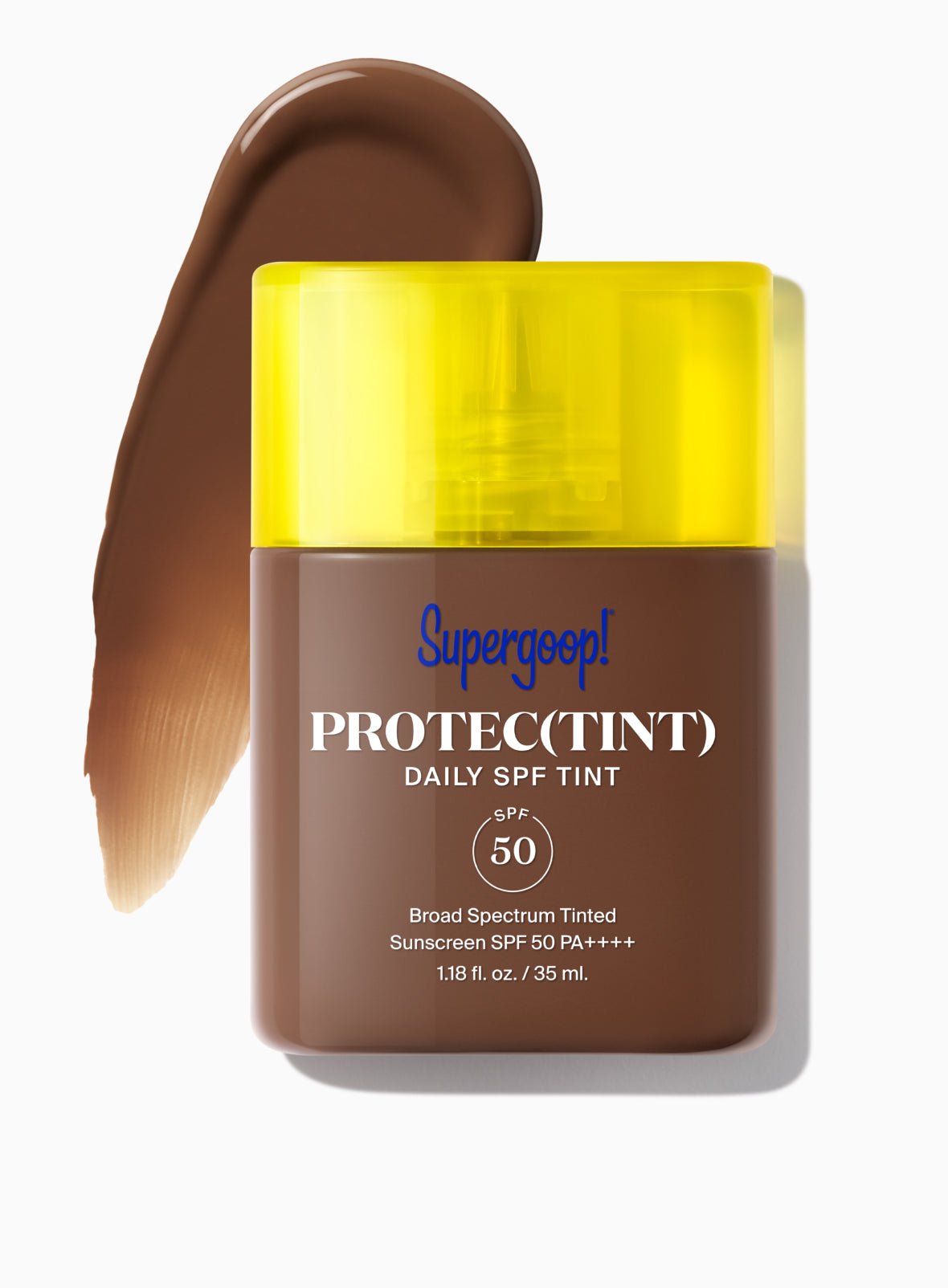 Supergoop! Protec(tint) Daily SPF Tint SPF 50 52N / 1.18 fl. oz. Packshot and goop