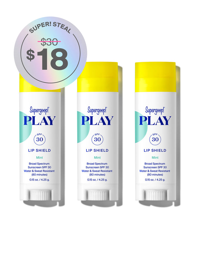 Lip Shield SPF 30 Trio Mint Packshot with texture