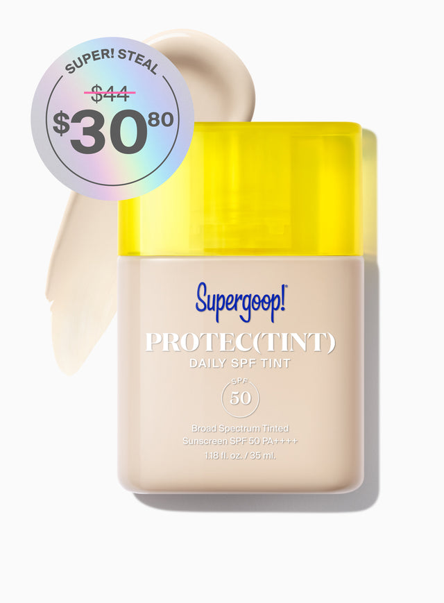Supergoop! Protec(tint) Daily SPF Tint SPF 50 10N / 1.18 fl. oz. Packshot and goop