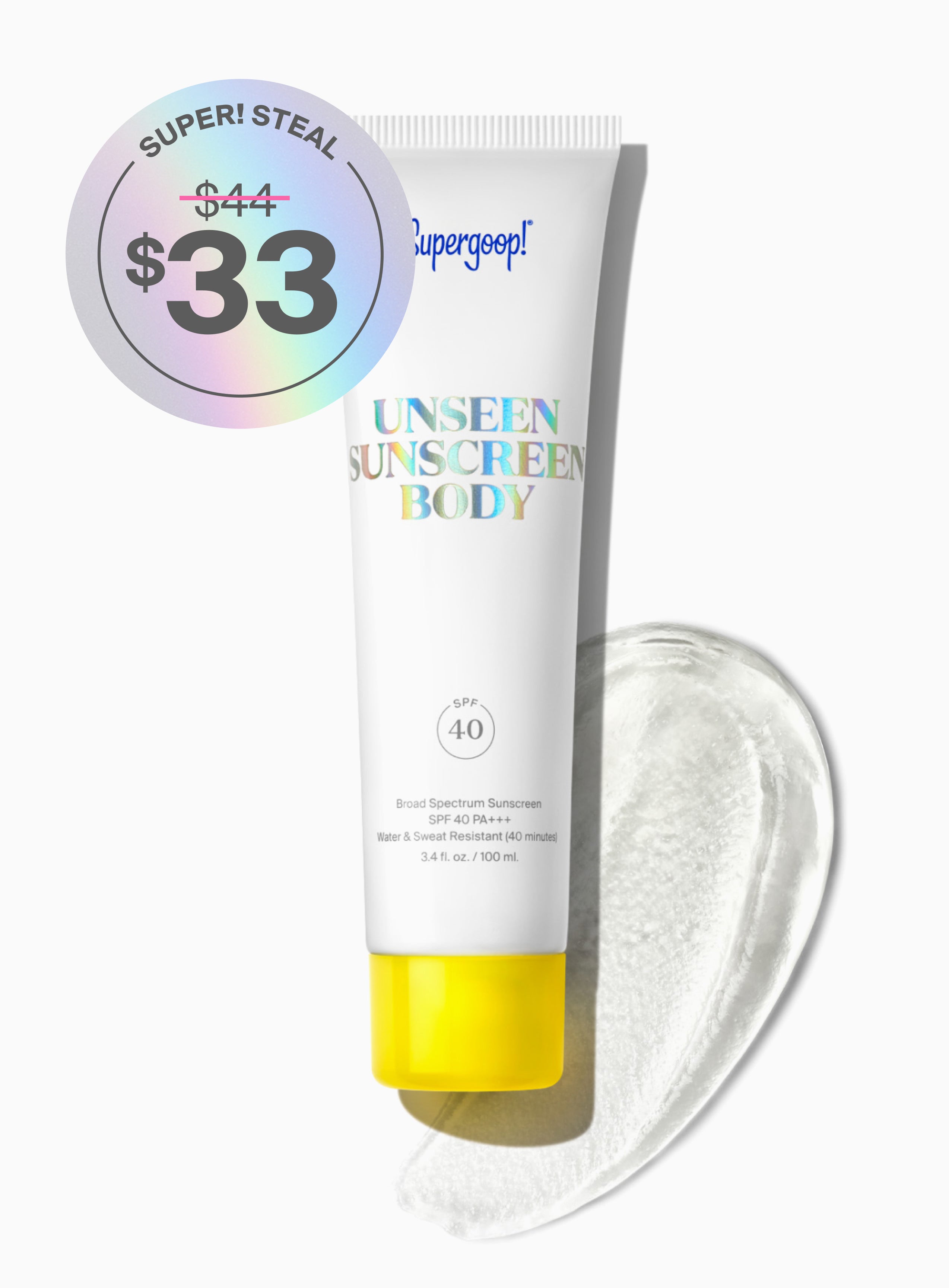 Unseen Sunscreen Body SPF 40
