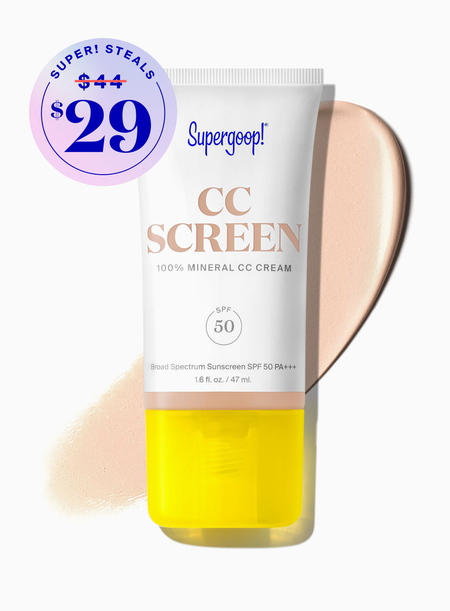 Supergoop! CC Screen 100% Mineral CC Cream SPF 50 100C / 1.6 fl. oz. Packshot and goop