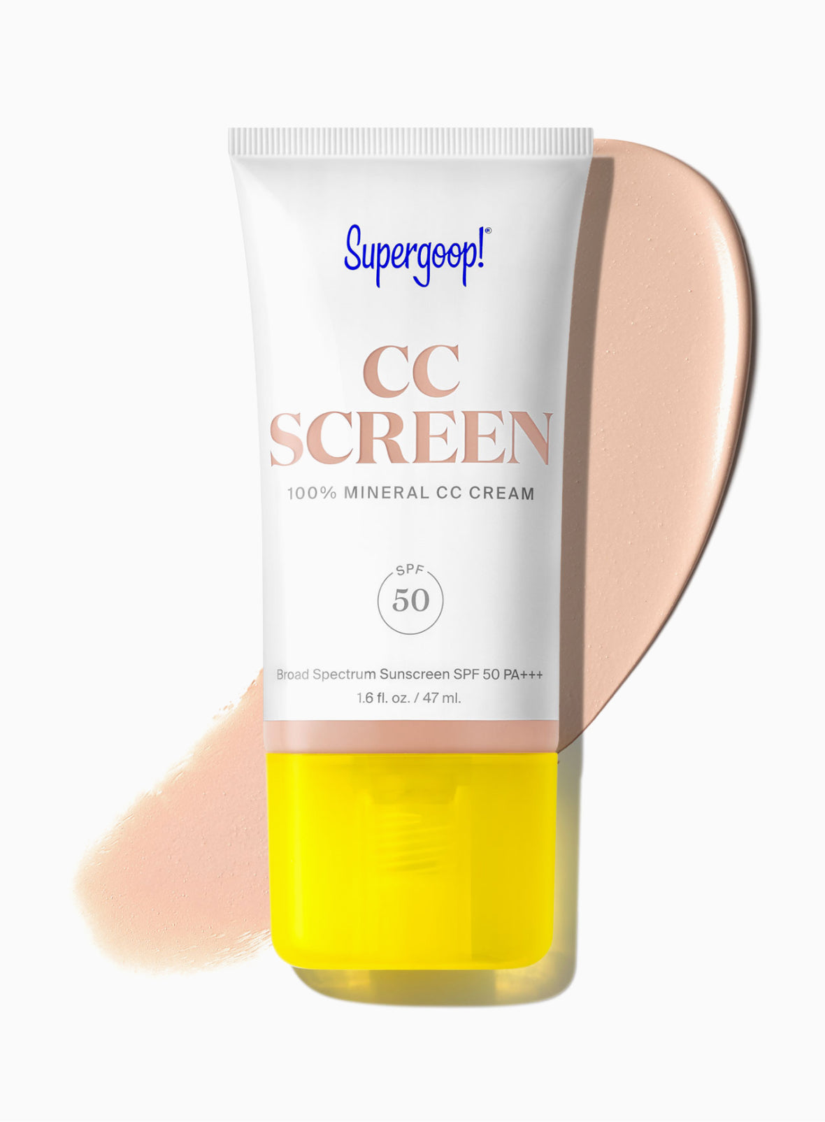 Supergoop! CC Screen 100% Mineral CC Cream SPF 50 110C / 1.6 fl. oz. Packshot and goop