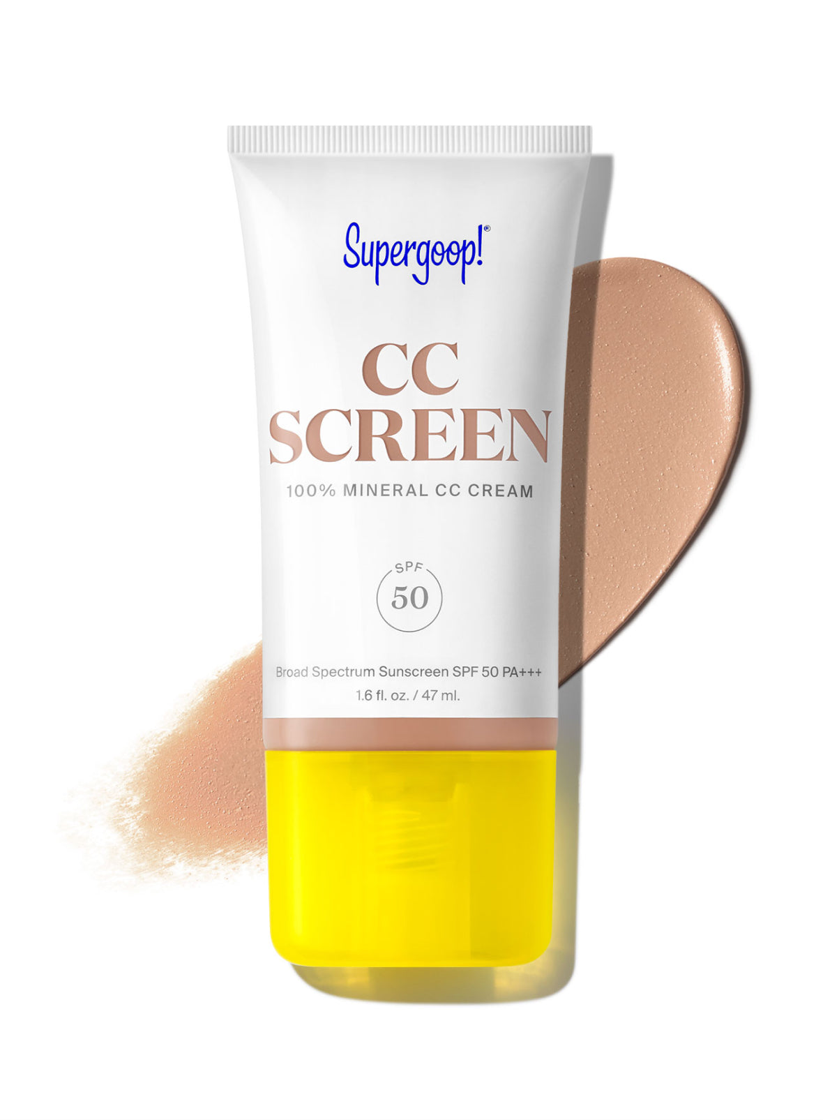 Supergoop! CC Screen 100% Mineral CC Cream SPF 50 315N / 1.6 fl. oz. Packshot and goop