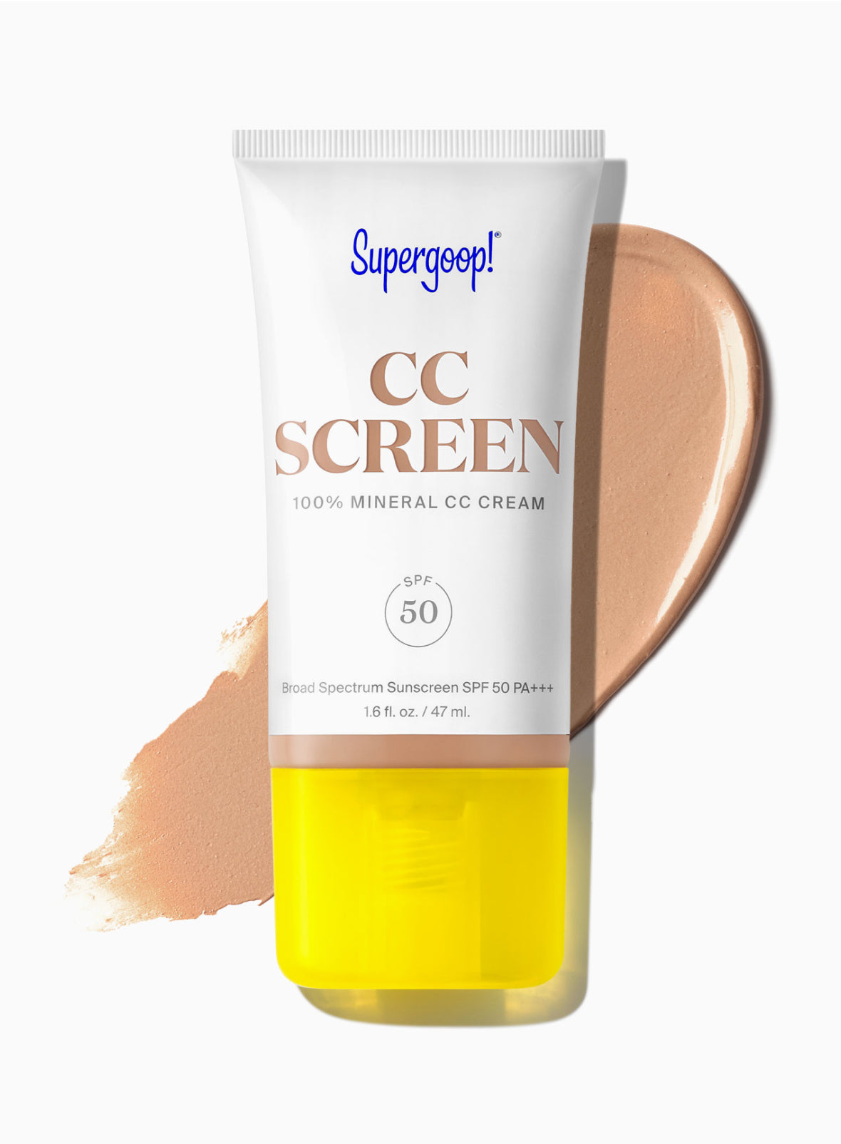 Supergoop! CC Screen 100% Mineral CC Cream SPF 50 326W / 1.6 fl. oz. Packshot and goop