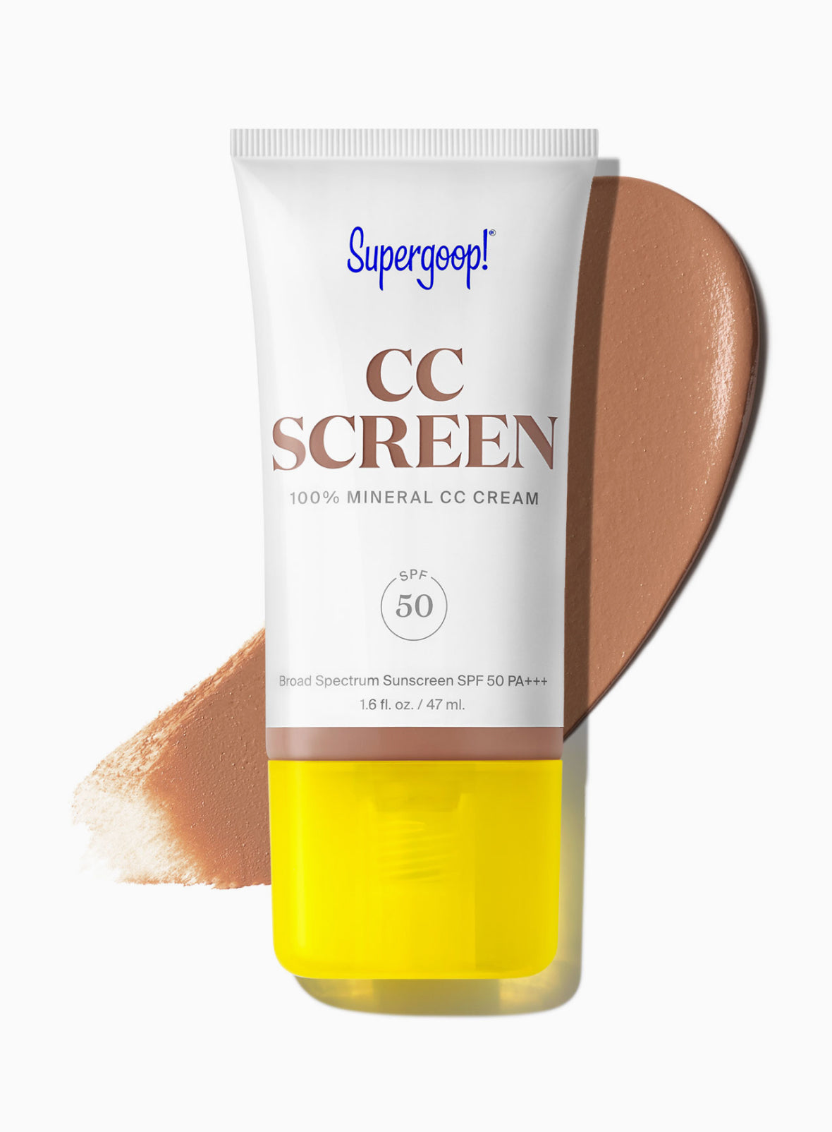 Supergoop! CC Screen 100% Mineral CC Cream SPF 50 400C / 1.6 fl. oz. Packshot and goop