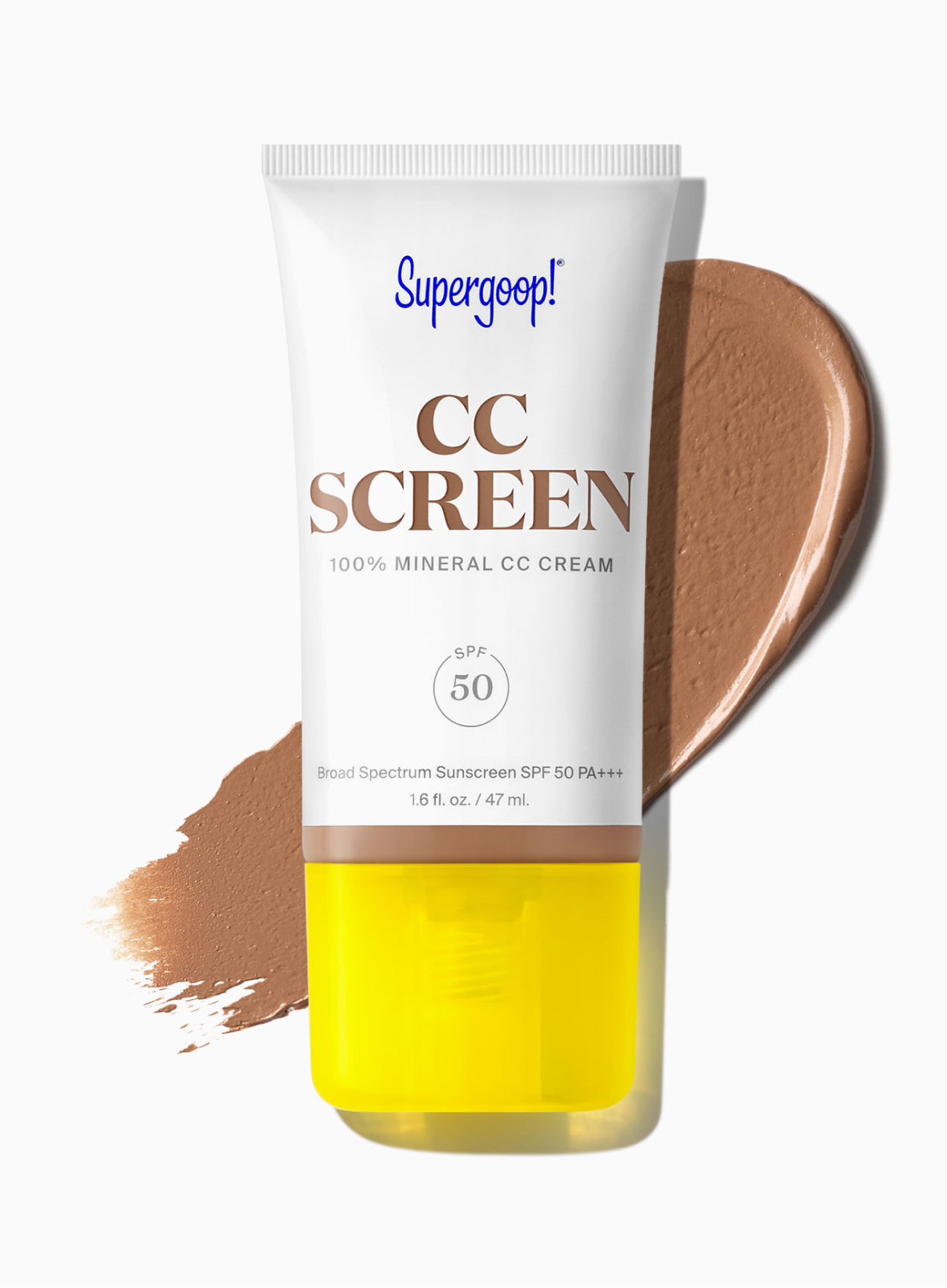 Supergoop! CC Screen 100% Mineral CC Cream SPF 50 426W / 1.6 fl. oz. Packshot and goop