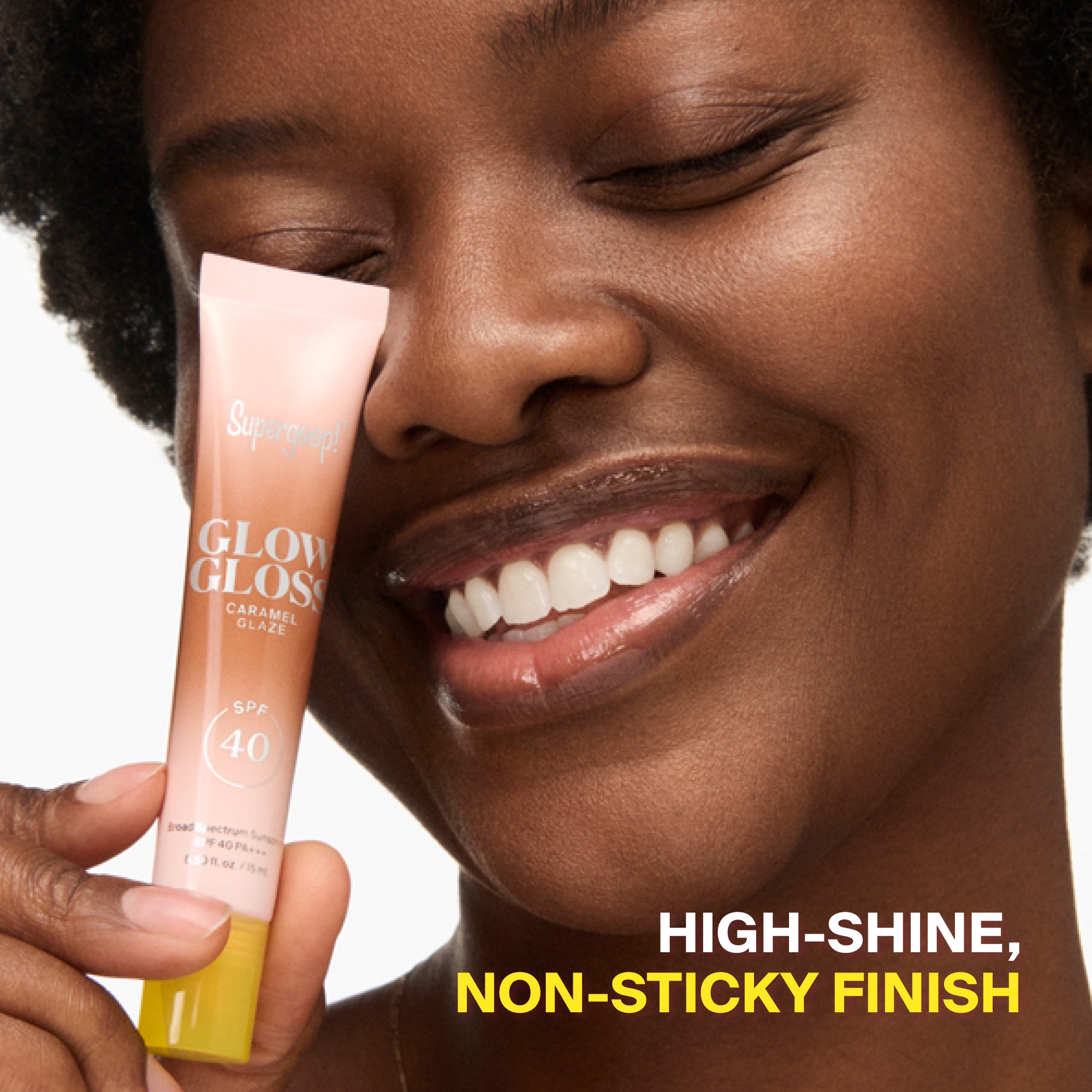 Supergoop! | Glow Gloss SPF 40 Lip Balm Caramel Glaze