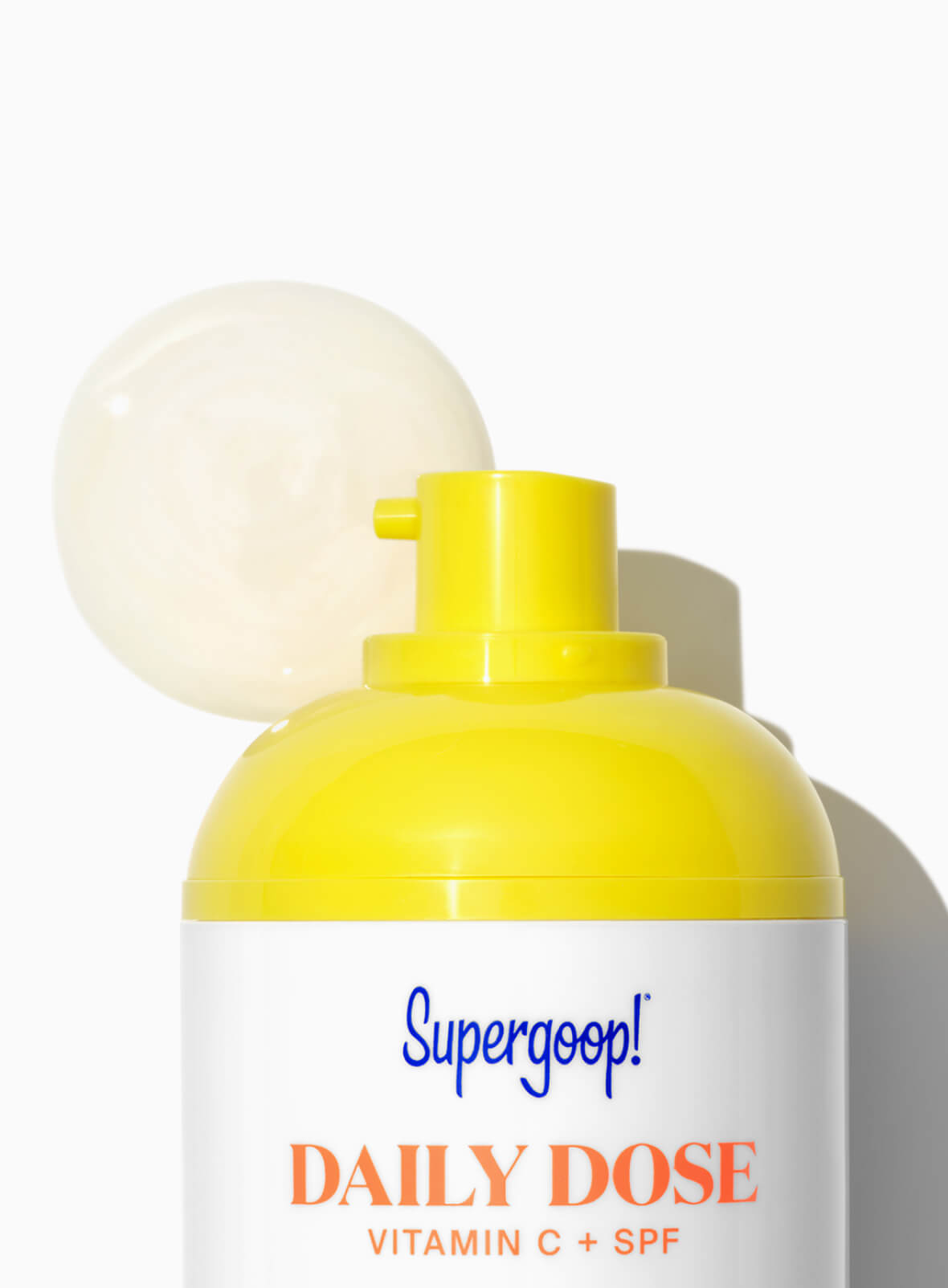 Supergoop! Daily Dose Vitamin C + SPF 40 Serum Packshot with Texture