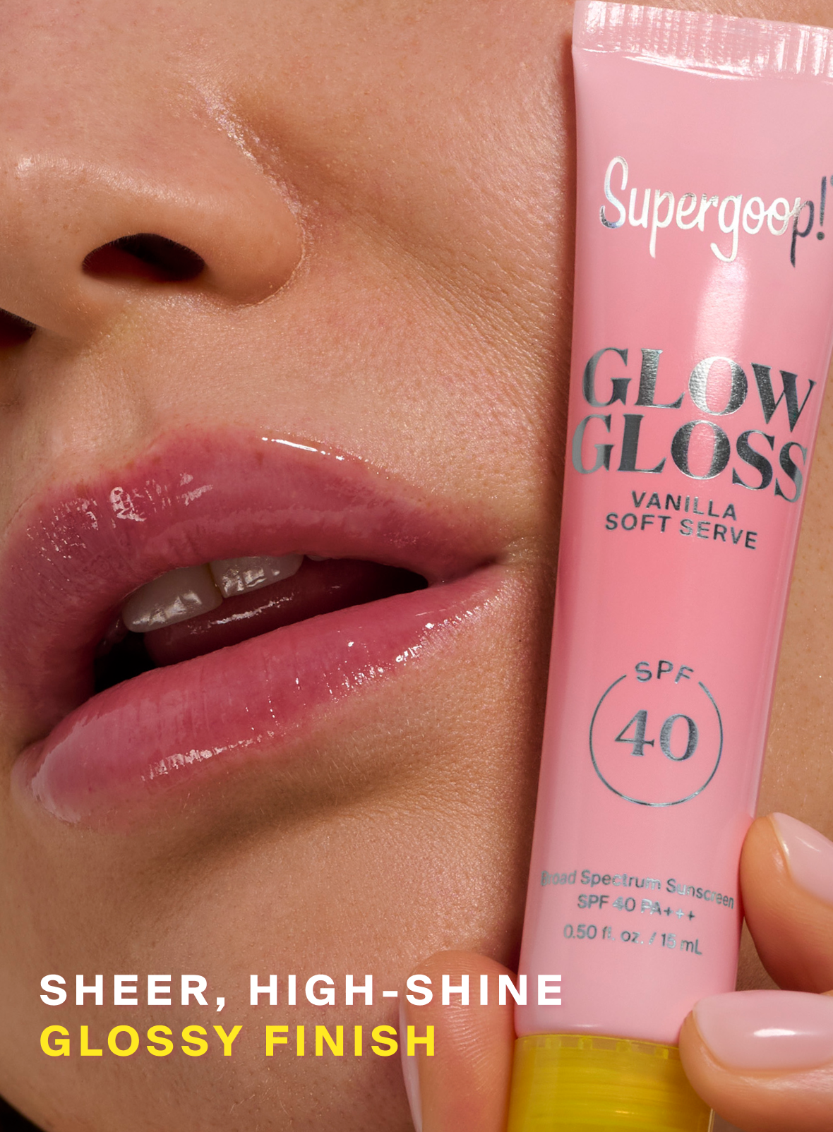 Supergoop! | Glow Gloss SPF 40 Lip Balm Vanilla Soft-Serve