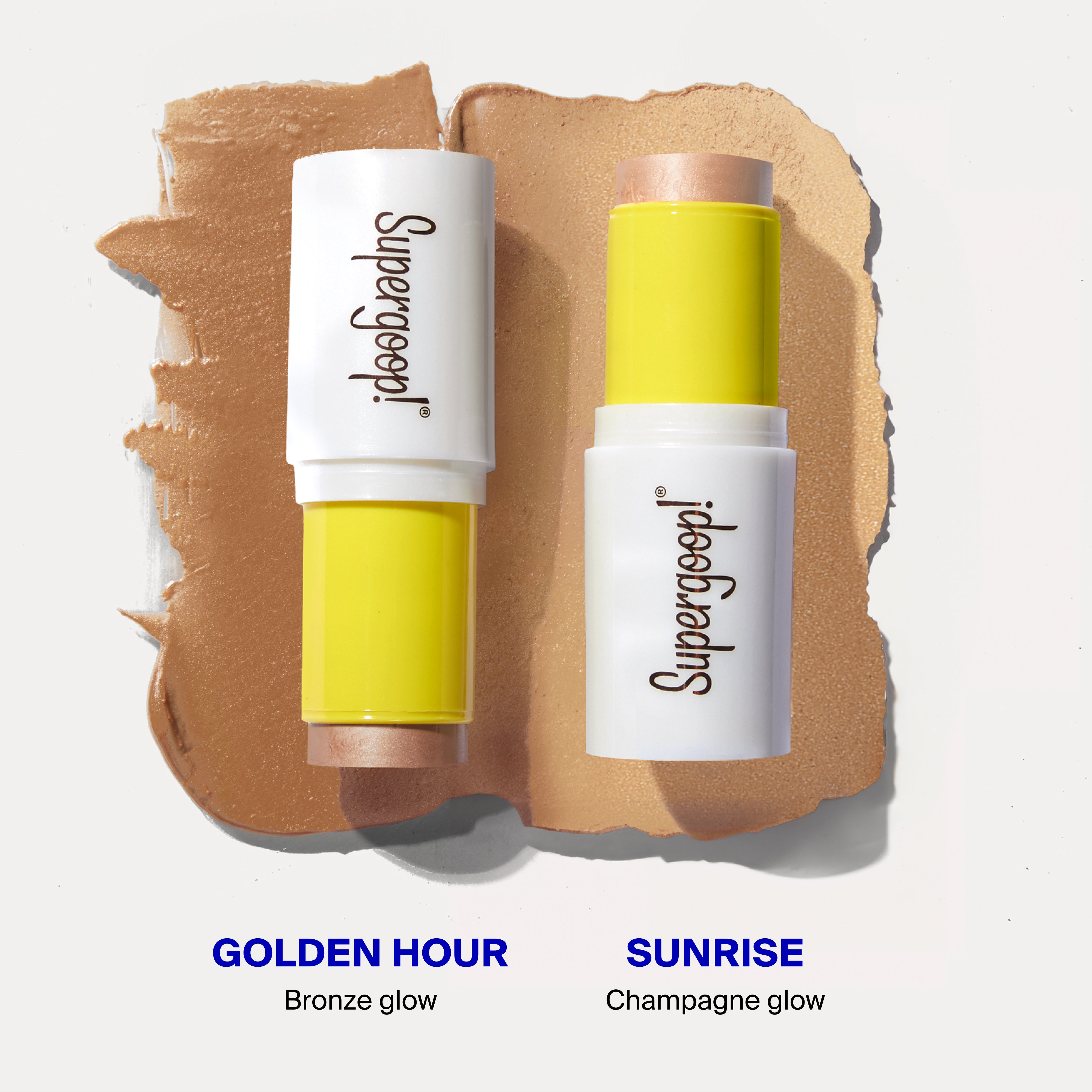Glowscreen Sunlighter Stick SPF 45 Sunrise 0.35 oz. Golden Hour 0.35 oz.