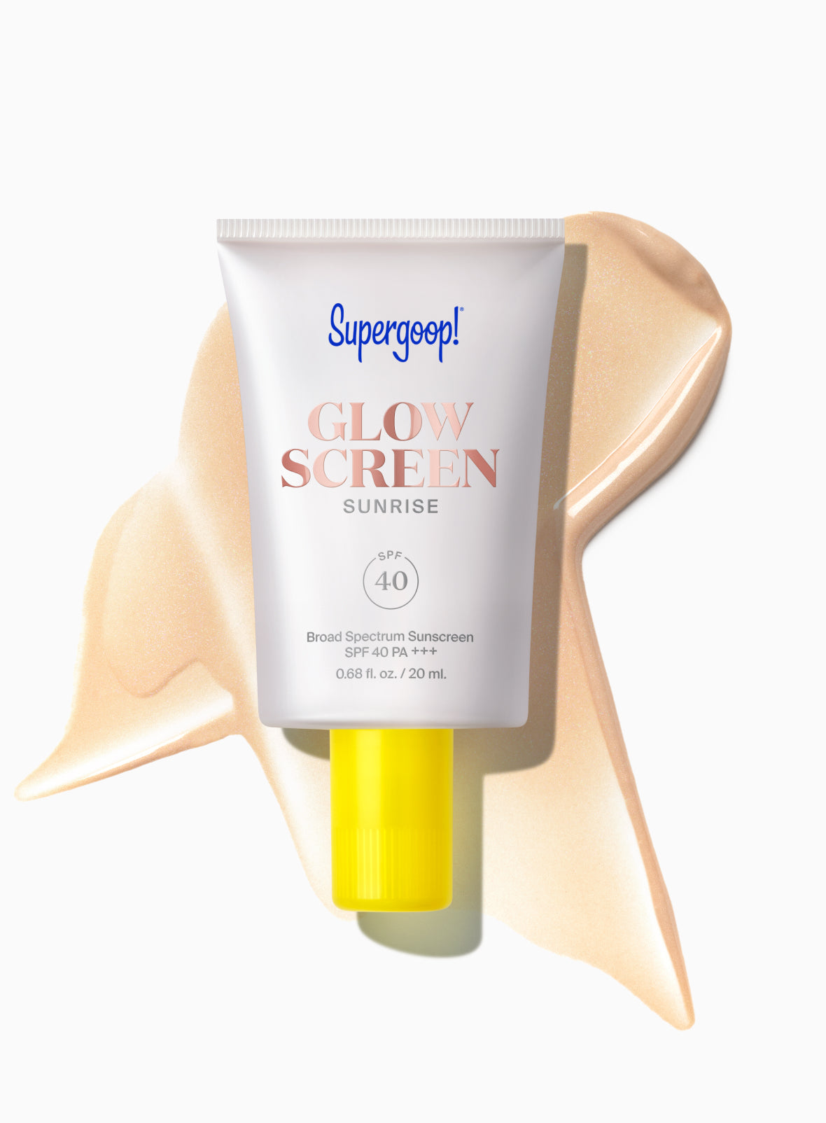 Glowscreen SPF 40 Sunrise / 0.68 fl. oz. Packshot and goop