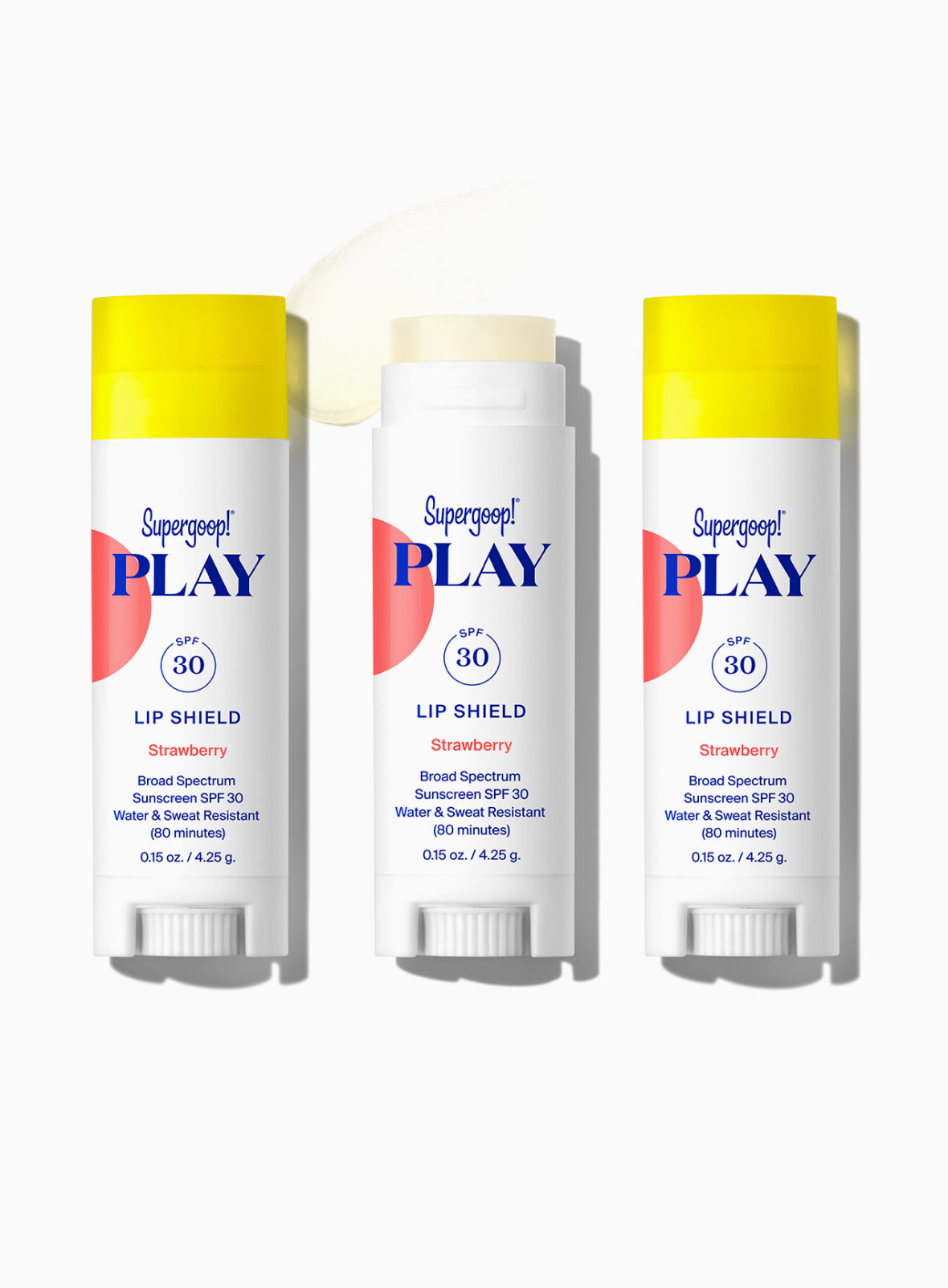 vitamin c spf for lips PLAY Lip Shield SPF 30 Strawberry