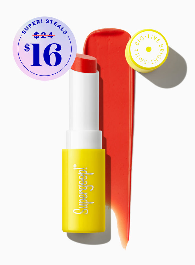 Supergoop! Lipshade 100% Mineral SPF 30 Hydrating Lipstick / Hey Y'all Packshot and goop