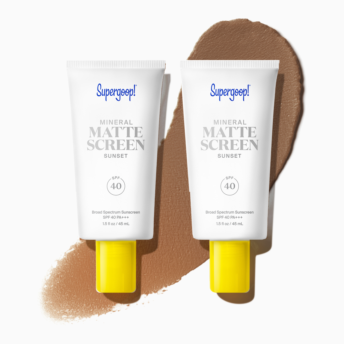 Supergoop! Mineral Mattescreen SPF 40 Sunset 2-pack Packshot and goop