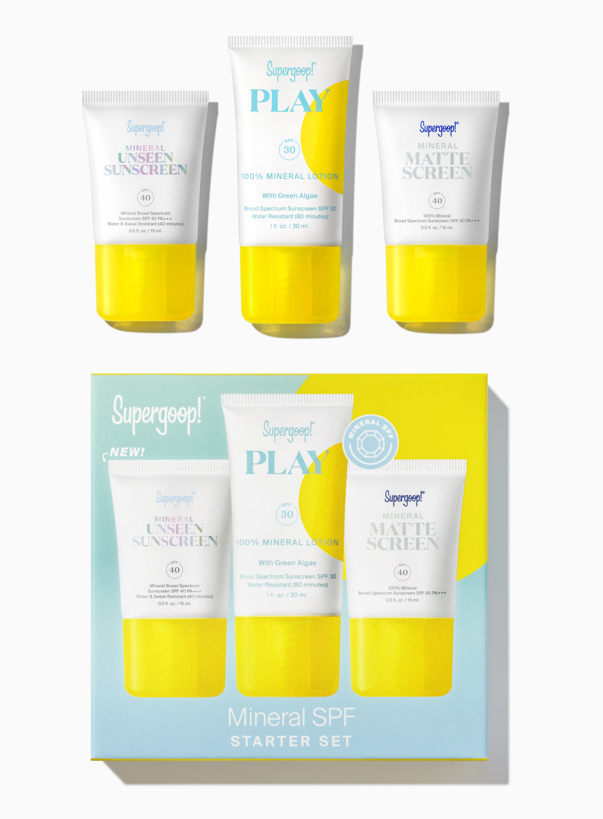 Supergoop! | Mineral SPF Starter Set Packshot