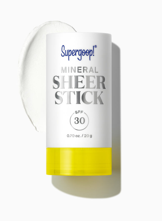 Supergoop! Mineral Sheer Stick SPF 30 0.70 oz. Packshot and goop
