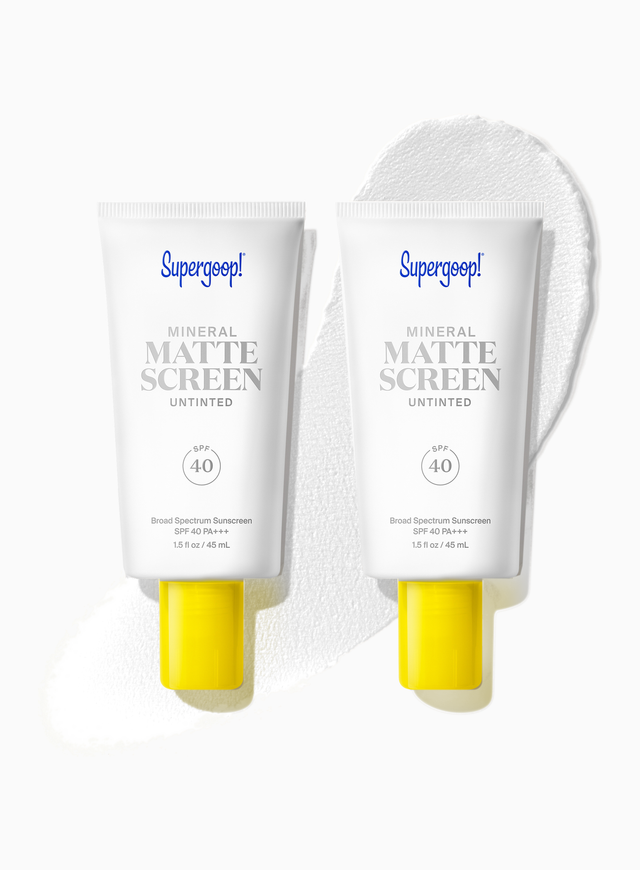 Mineral Mattescreen SPF 40 Untinted Duo