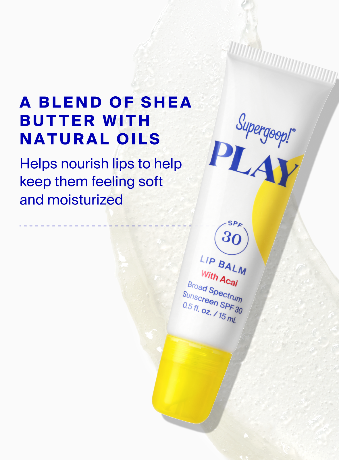 Supergoop! PLAY Lip Balm SPF 30 with Acai & Mint Packshot and goop