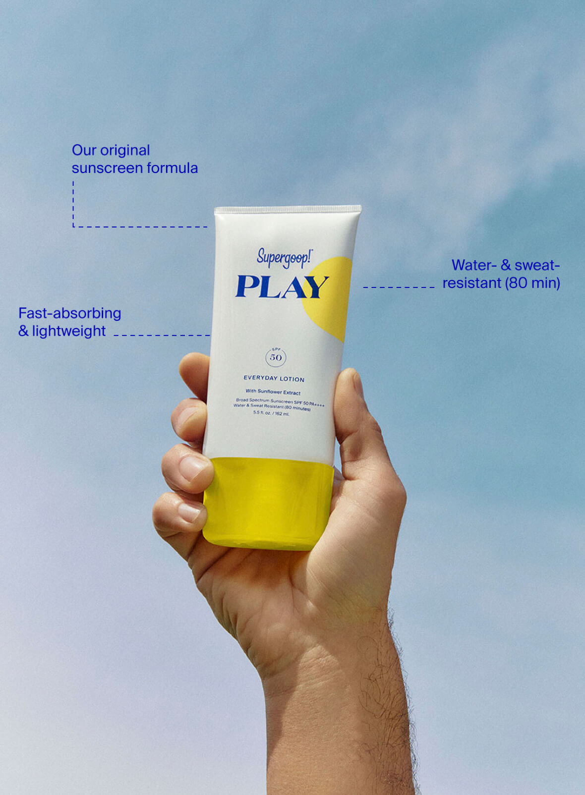 Supergoop! PLAY Everyday Lotion SPF 50 with Sunflower Extract 2-pack Packshot and goop