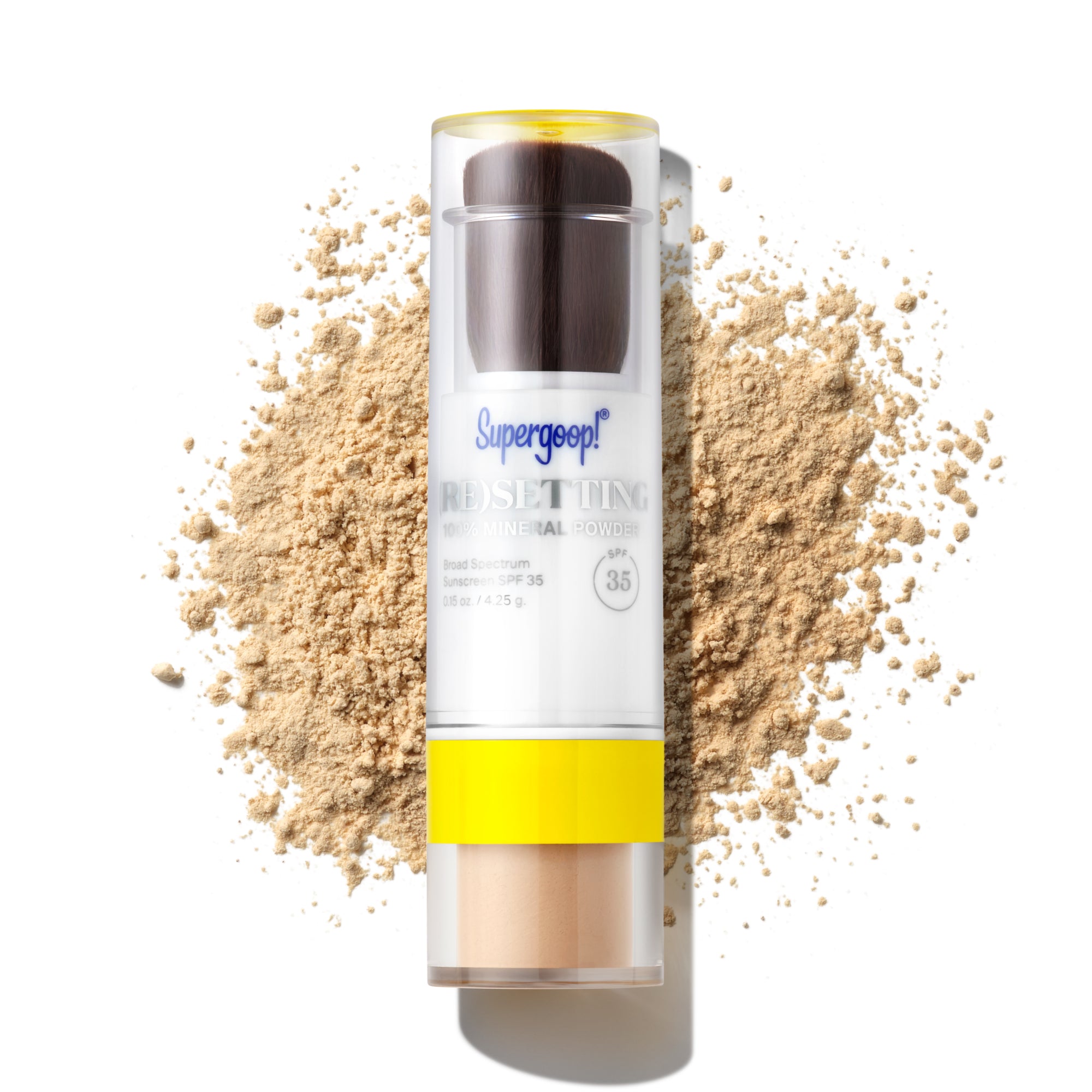 (Re)setting 100% Mineral Powder SPF 35 in shade Light 