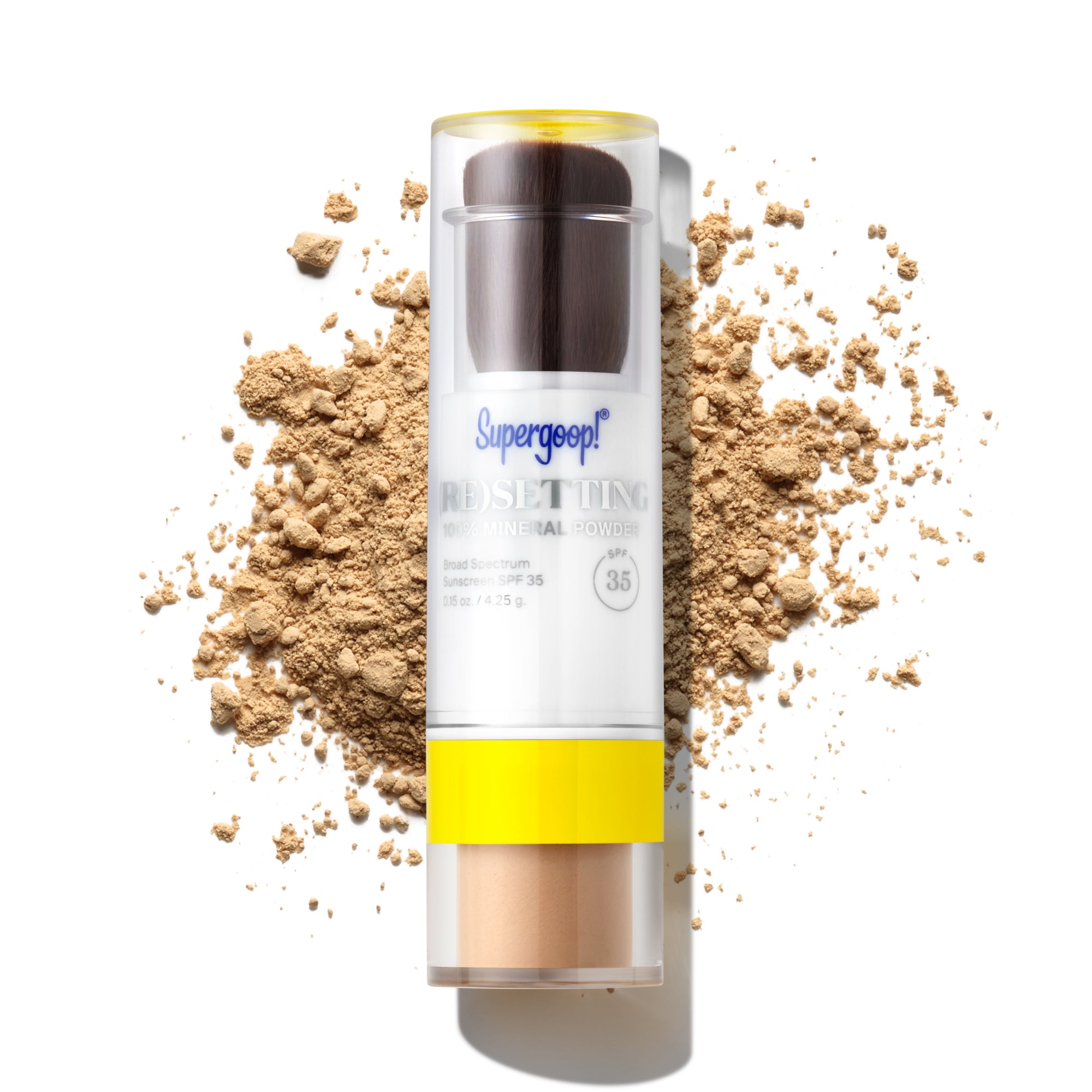 (Re)setting 100% Mineral Powder SPF 35 in shade Medium 