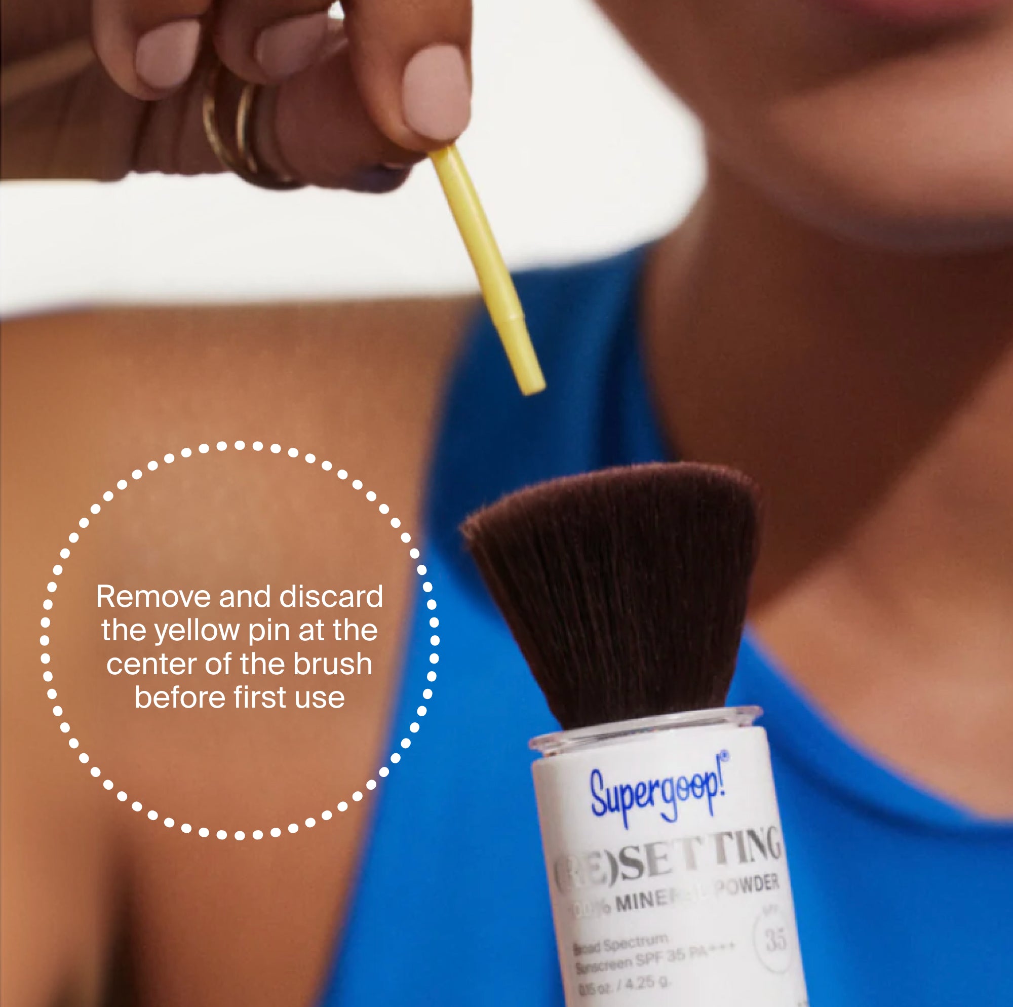 (Re)setting 100% Mineral Powder SPF 35 in shade Translucent Light Medium Deep 