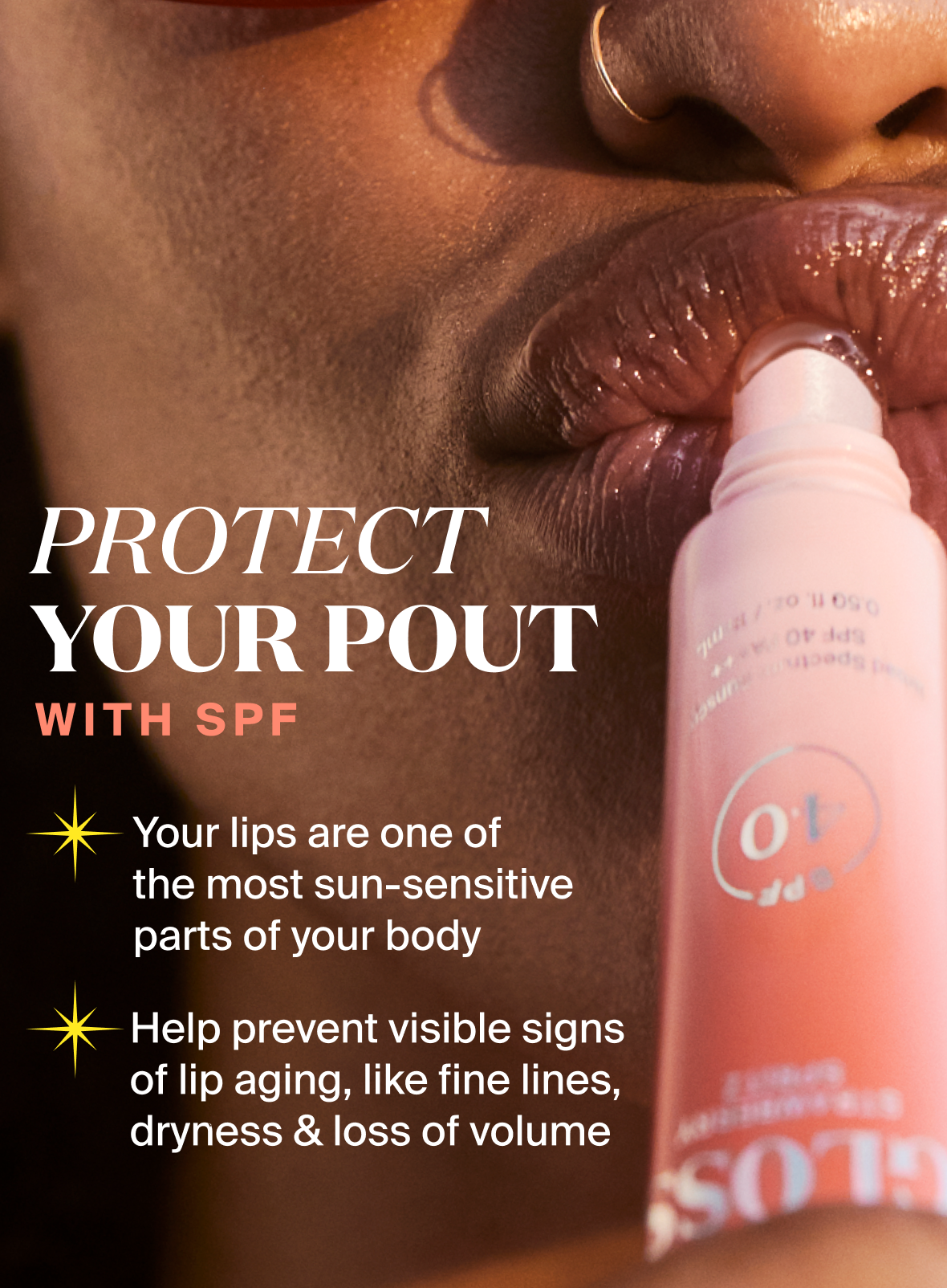 Supergoop! | Glow Gloss SPF 40 Lip BalmStrawberry Spritz / Vanilla Soft-Serve / Pink Peppermint