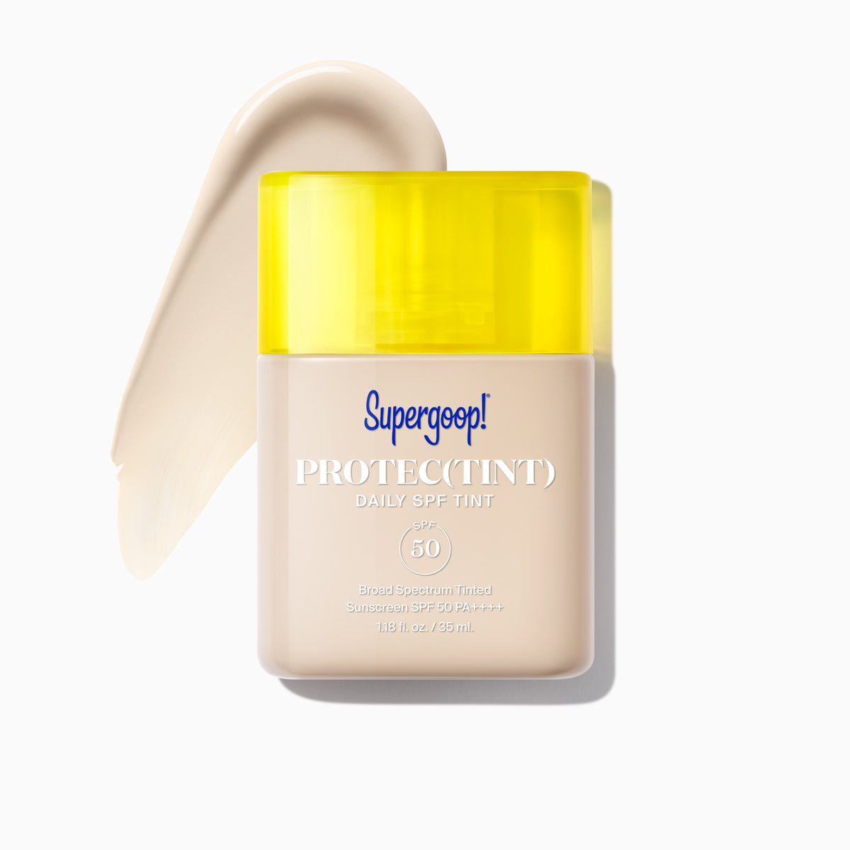 Supergoop! Protec(tint) Daily SPF Tint SPF 50 10N / 1.18 fl. oz. Packshot and goop