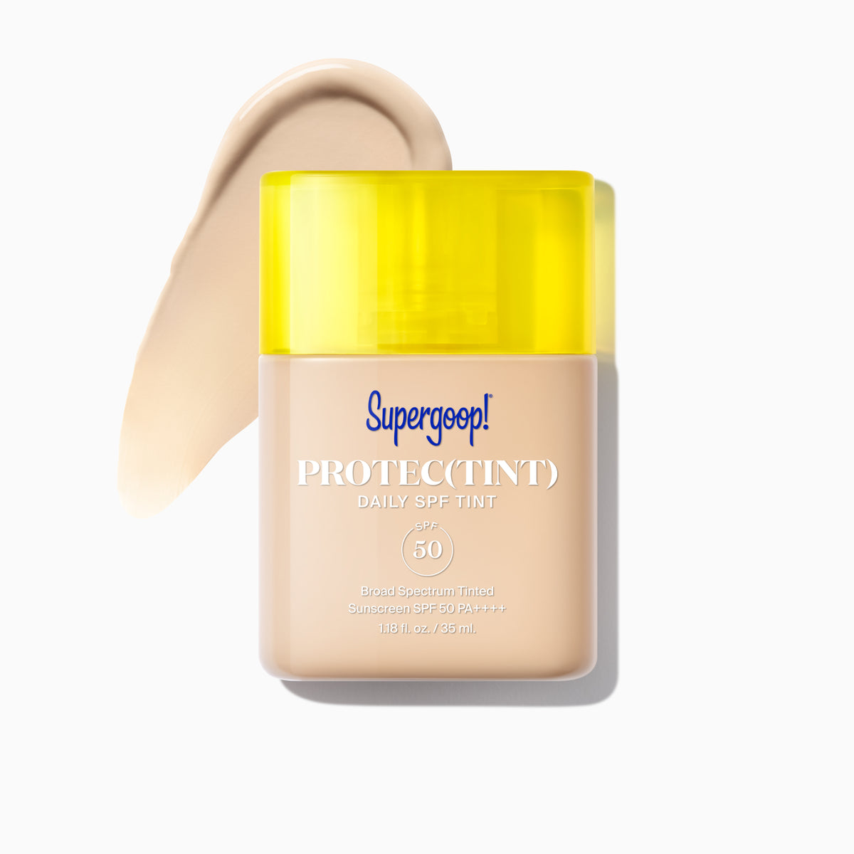 Supergoop! Protec(tint) Daily SPF Tint SPF 50 14N / 1.18 fl. oz. Packshot and goop