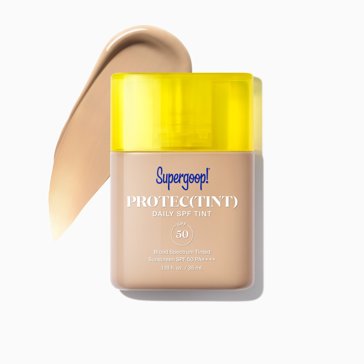 Supergoop! Protec(tint) Daily SPF Tint SPF 50 22W / 1.18 fl. oz. Packshot and goop