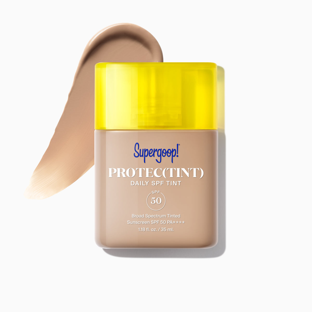 Supergoop! Protec(tint) Daily SPF Tint SPF 50 24N / 1.18 fl. oz. Packshot and goop