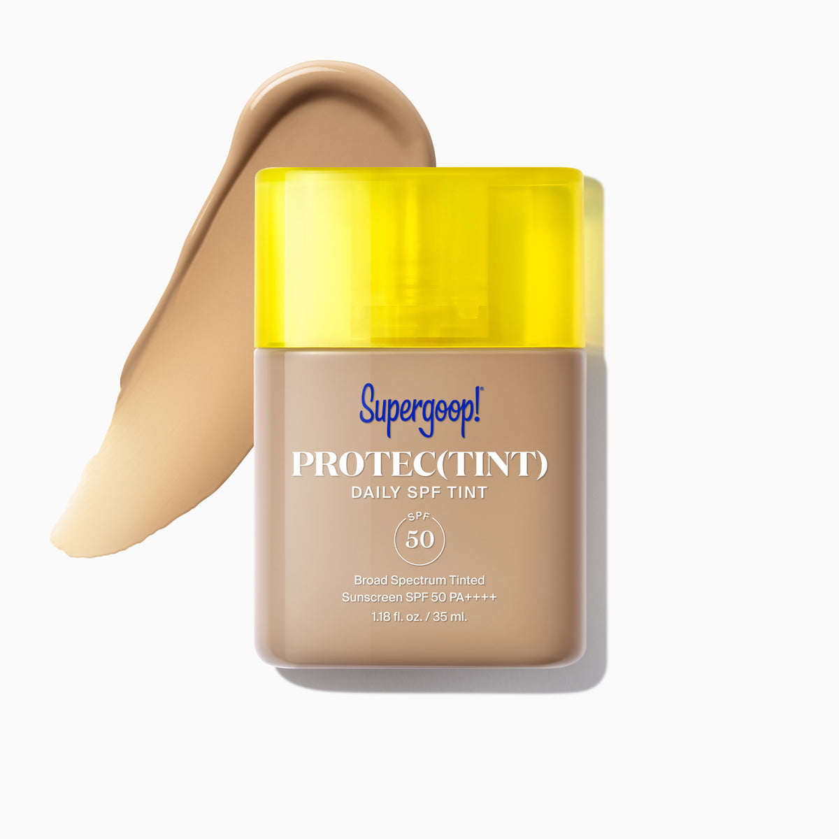 Supergoop! Protec(tint) Daily SPF Tint SPF 50 26W / 1.18 fl. oz. Packshot and goop